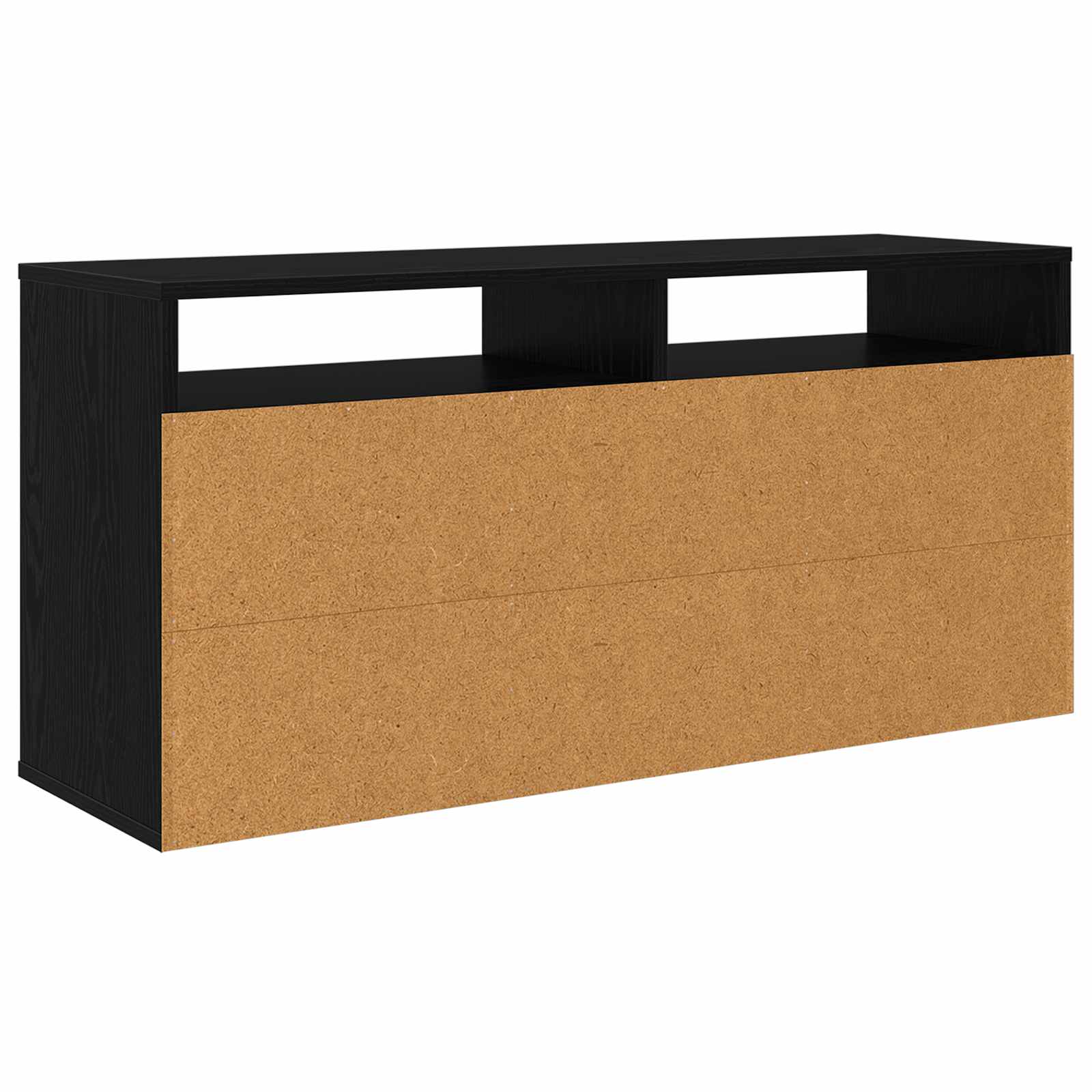 Laagkast met lade Zwart Eiken 102 x 32 x 48,5 cm is nu te koop bij PeponiXL, paradijselijk wonen!