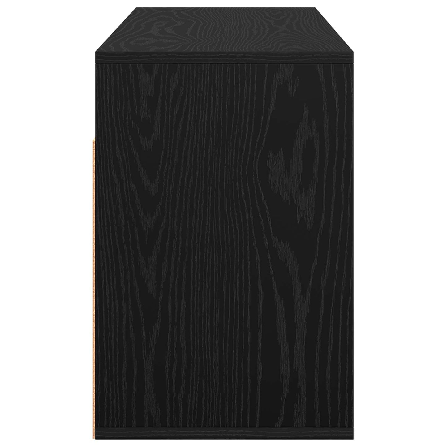 Laagkast met lade Zwart Eiken 102 x 32 x 48,5 cm is nu te koop bij PeponiXL, paradijselijk wonen!