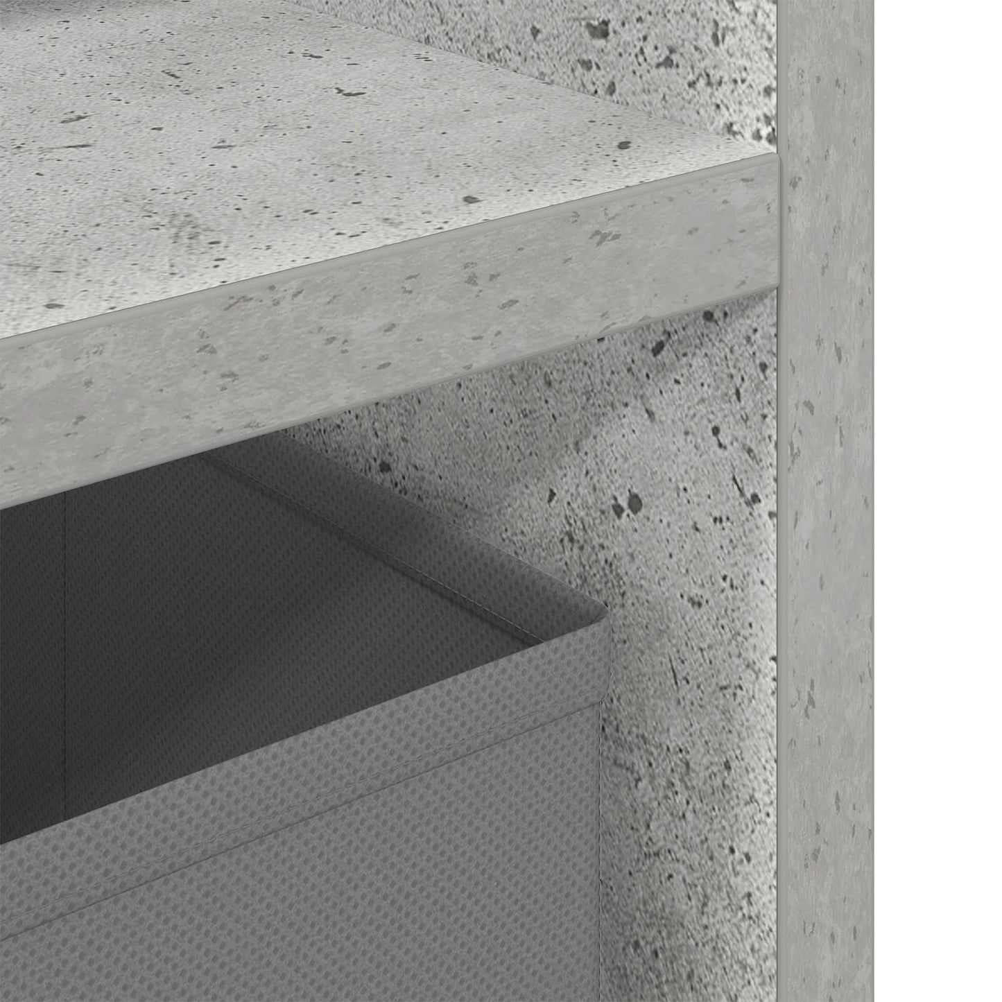 Laagkast met lade Beton Grijs 102 x 32 x 48,5 cm is nu te koop bij PeponiXL, paradijselijk wonen!