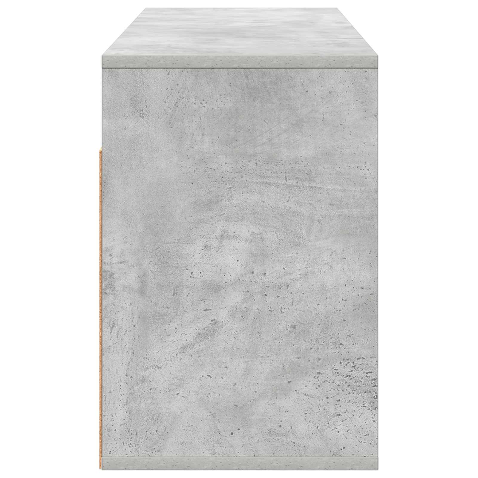 Laagkast met lade Beton Grijs 102 x 32 x 48,5 cm is nu te koop bij PeponiXL, paradijselijk wonen!