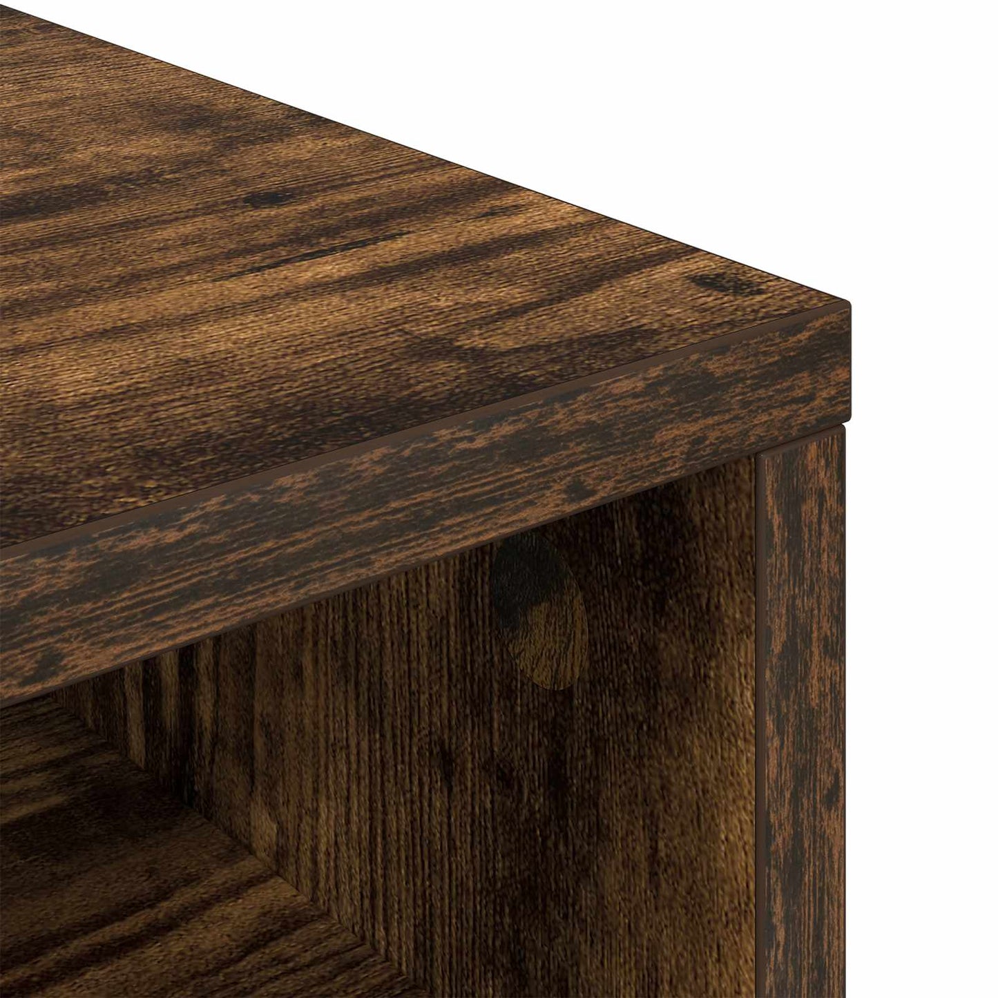 Laagkast met lade Gerookt eiken 102 x 32 x 48,5 cm is nu te koop bij PeponiXL, paradijselijk wonen!