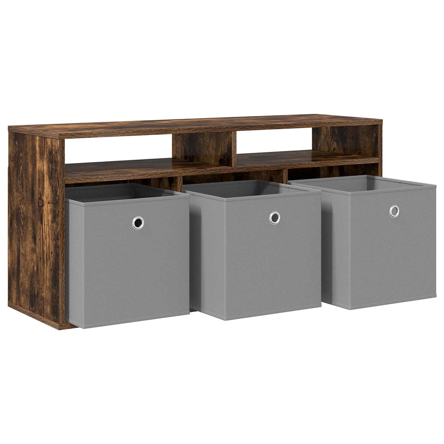 Laagkast met lade Gerookt eiken 102 x 32 x 48,5 cm is nu te koop bij PeponiXL, paradijselijk wonen!