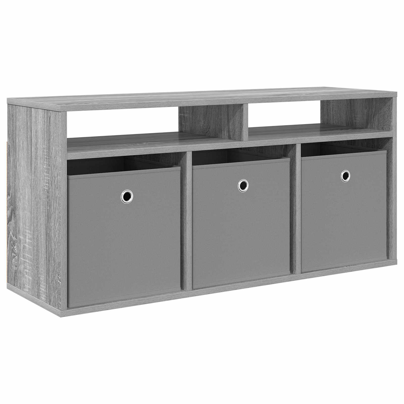 Laagkast met lade Grijs Sonoma 102 x 32 x 48,5 cm is nu te koop bij PeponiXL, paradijselijk wonen!