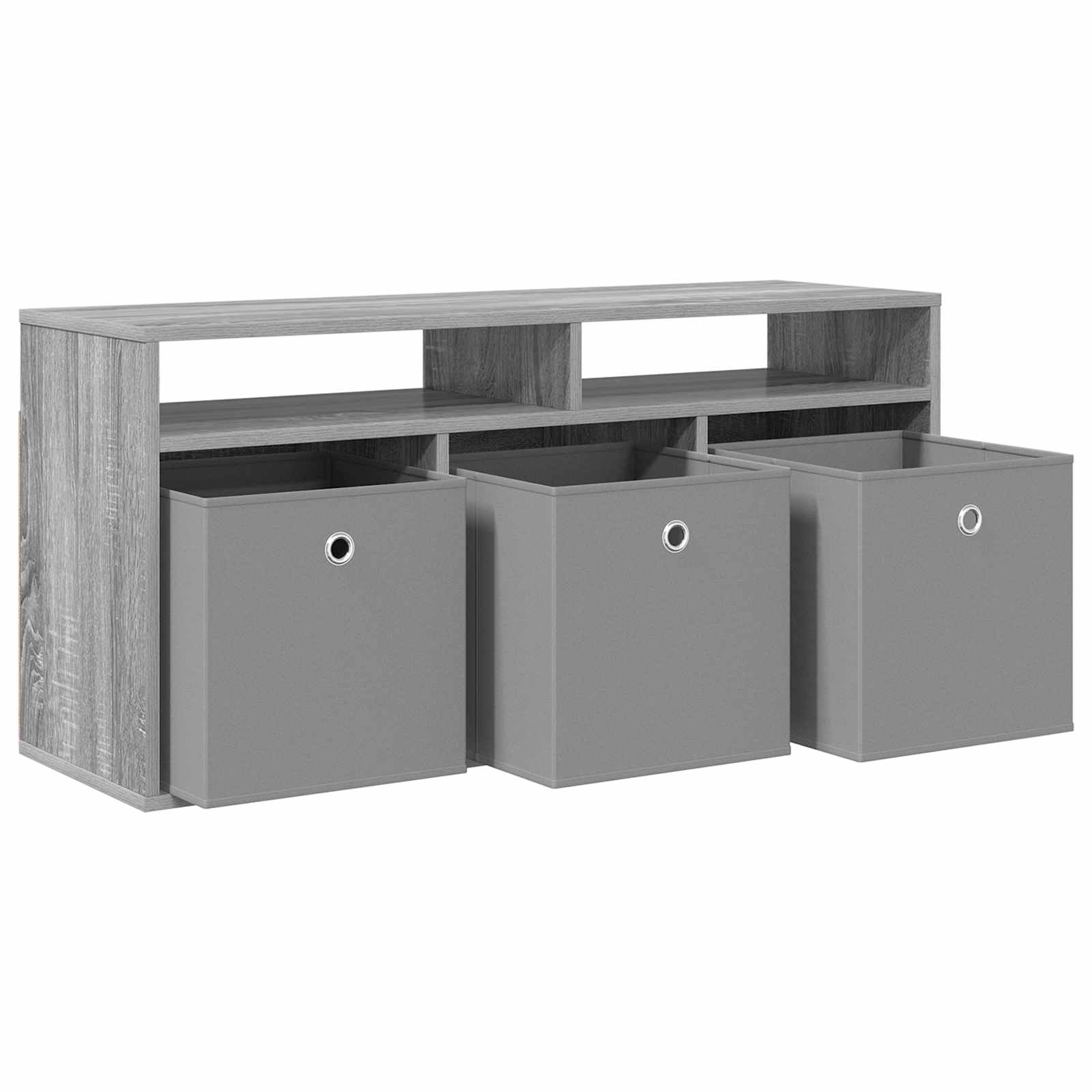 Laagkast met lade Grijs Sonoma 102 x 32 x 48,5 cm is nu te koop bij PeponiXL, paradijselijk wonen!