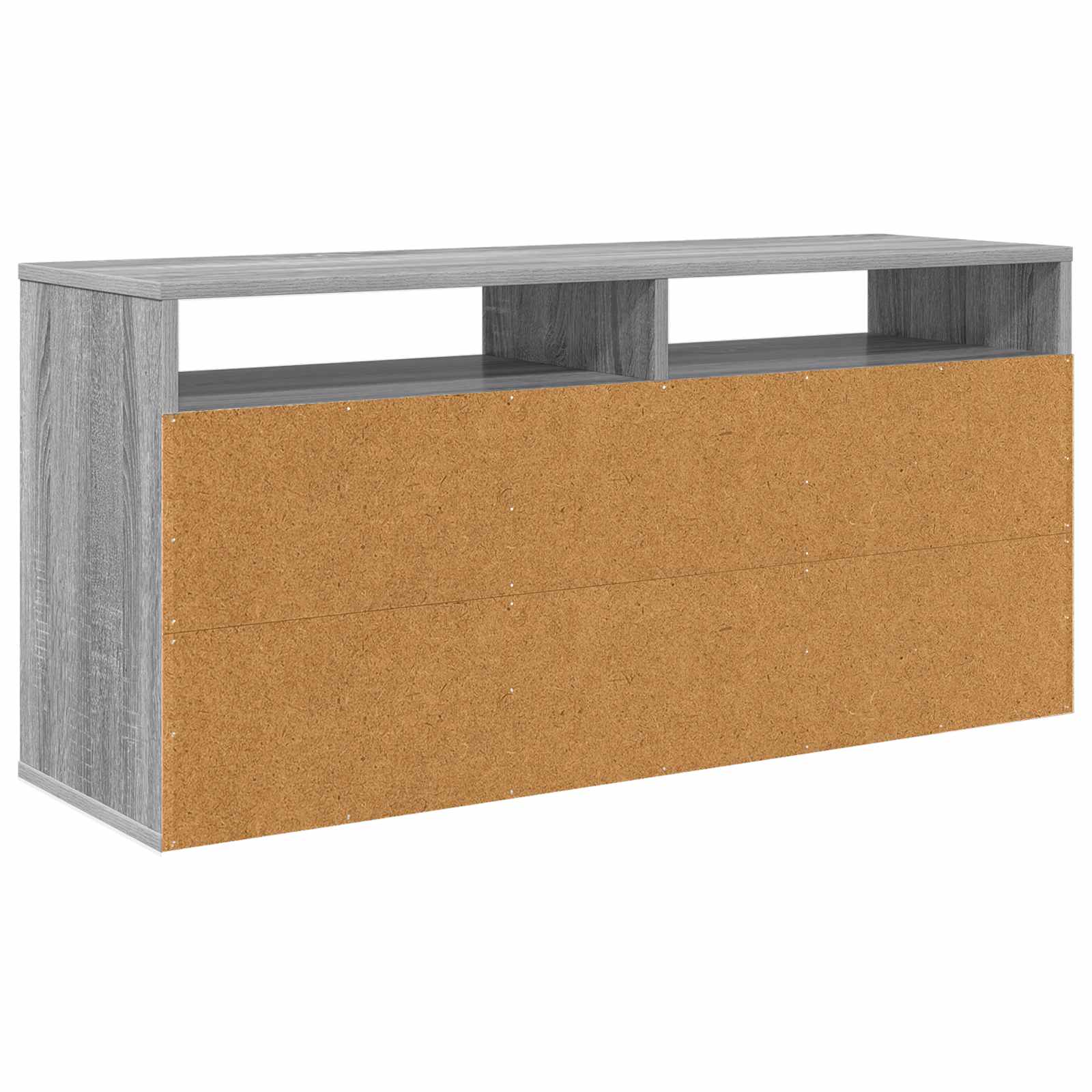 Laagkast met lade Grijs Sonoma 102 x 32 x 48,5 cm is nu te koop bij PeponiXL, paradijselijk wonen!