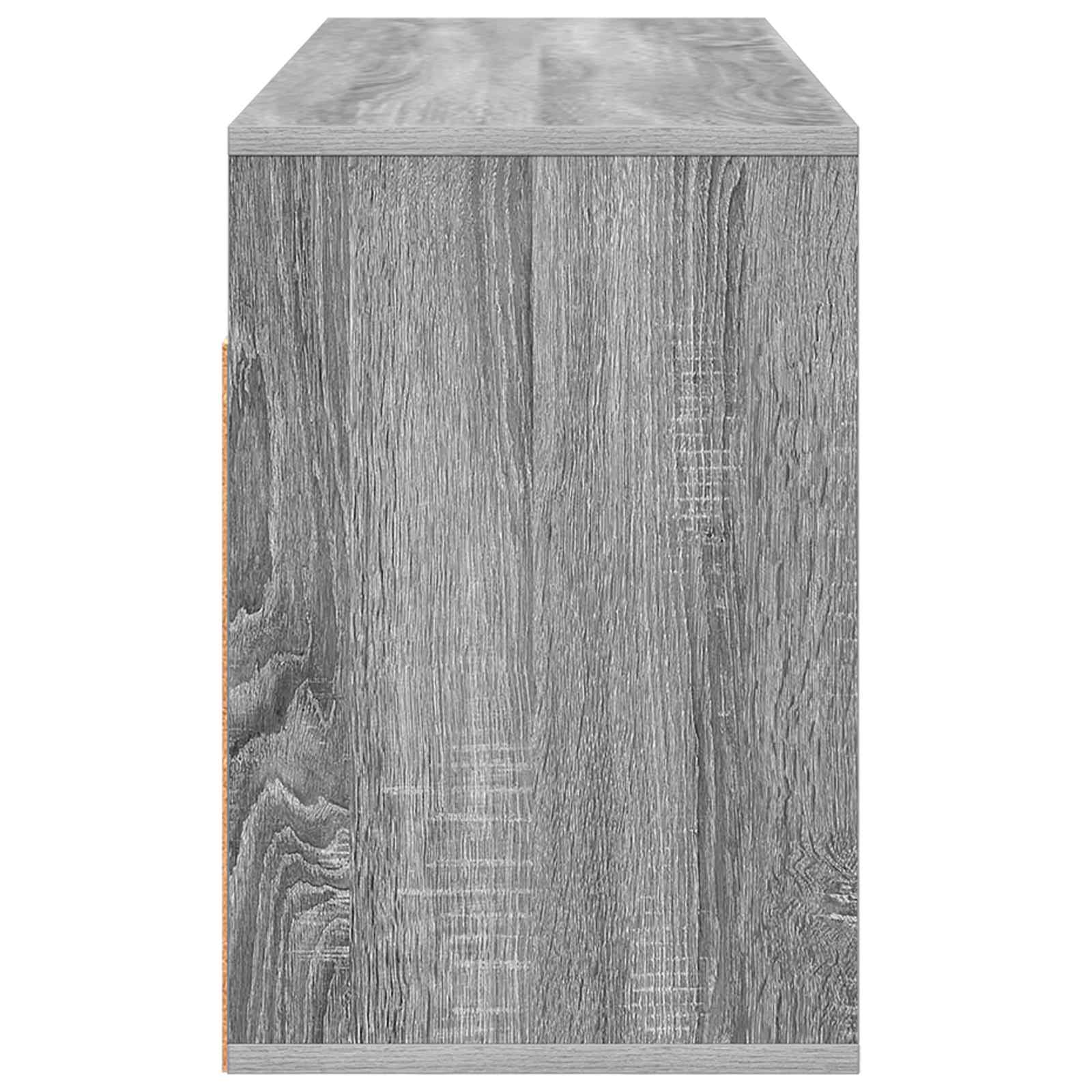 Laagkast met lade Grijs Sonoma 102 x 32 x 48,5 cm is nu te koop bij PeponiXL, paradijselijk wonen!