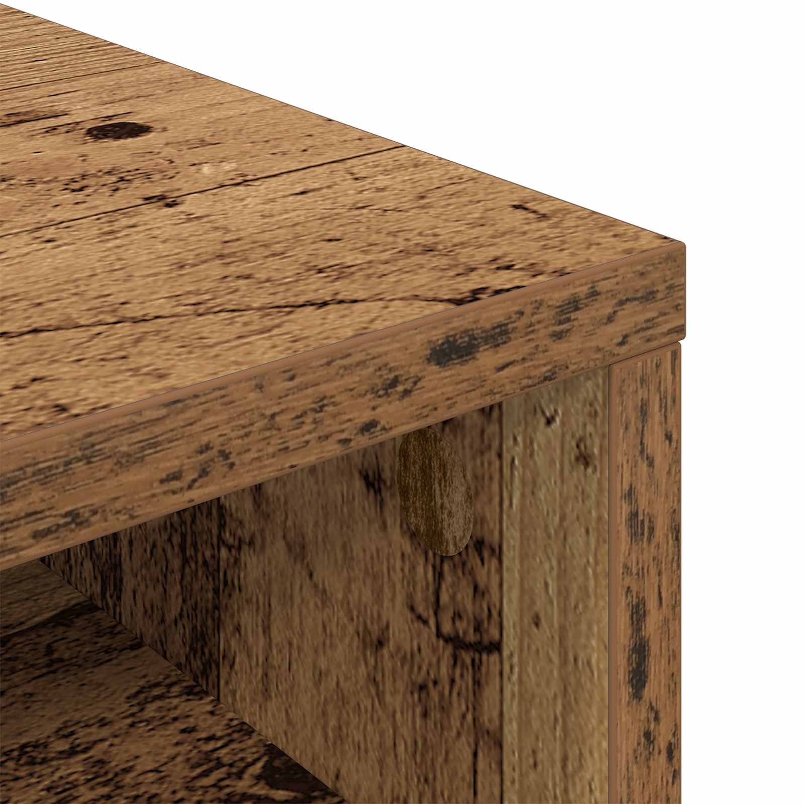 Laagkast met lade Oudhout 102 x 32 x 48,5 cm is nu te koop bij PeponiXL, paradijselijk wonen!