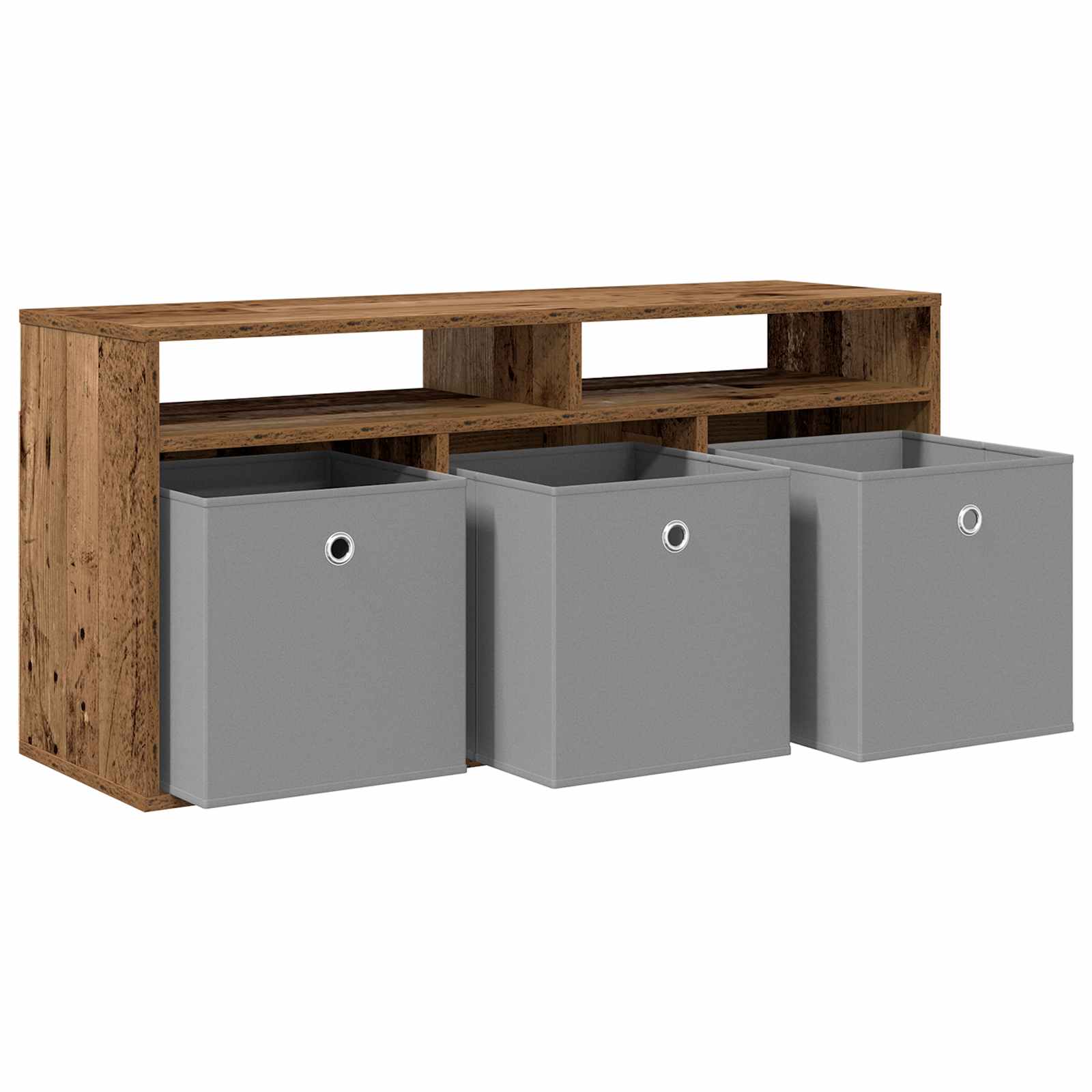 Laagkast met lade Oudhout 102 x 32 x 48,5 cm is nu te koop bij PeponiXL, paradijselijk wonen!