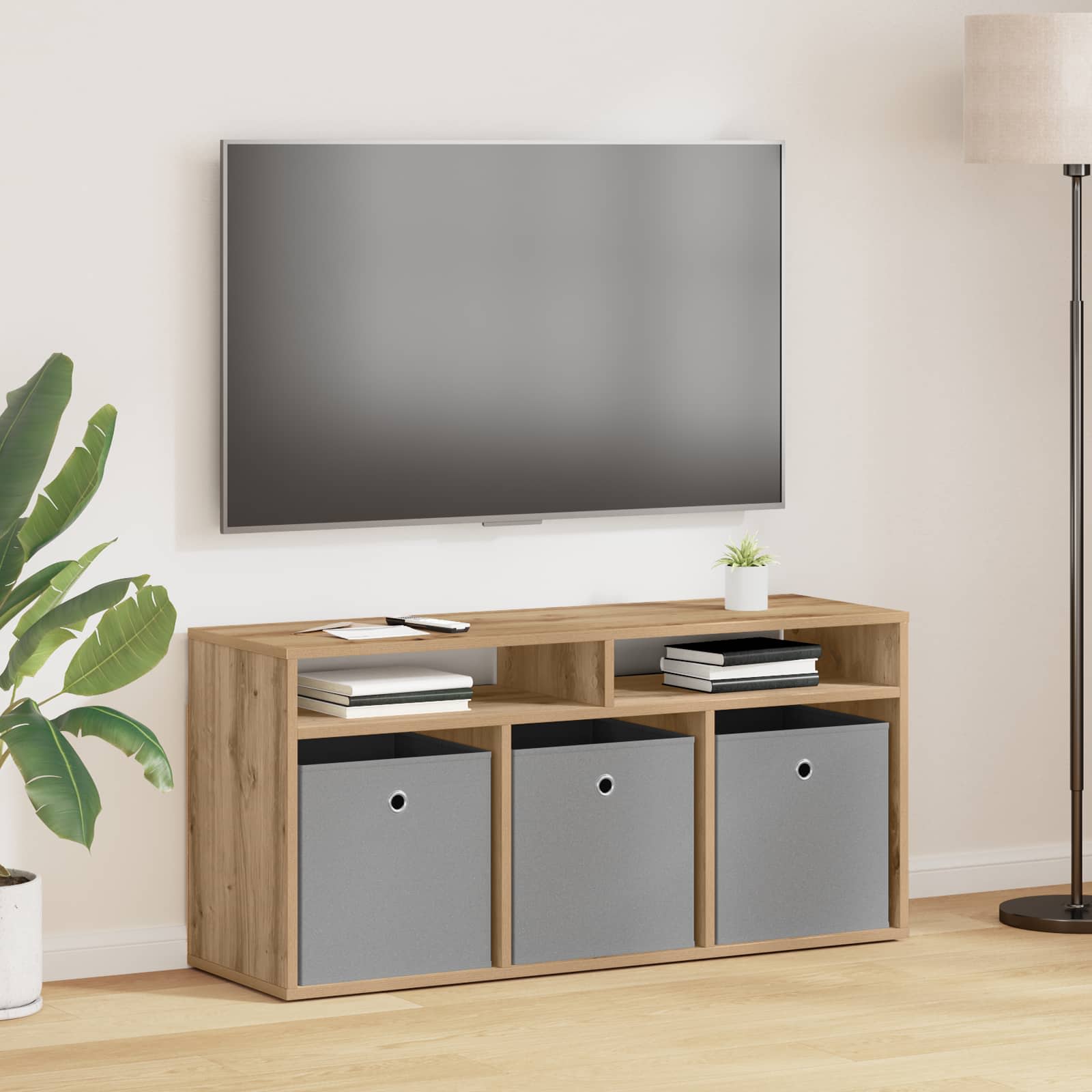 Laagkast met lade Artisan Eiken 102 x 32 x 48,5 cm is nu te koop bij PeponiXL, paradijselijk wonen!