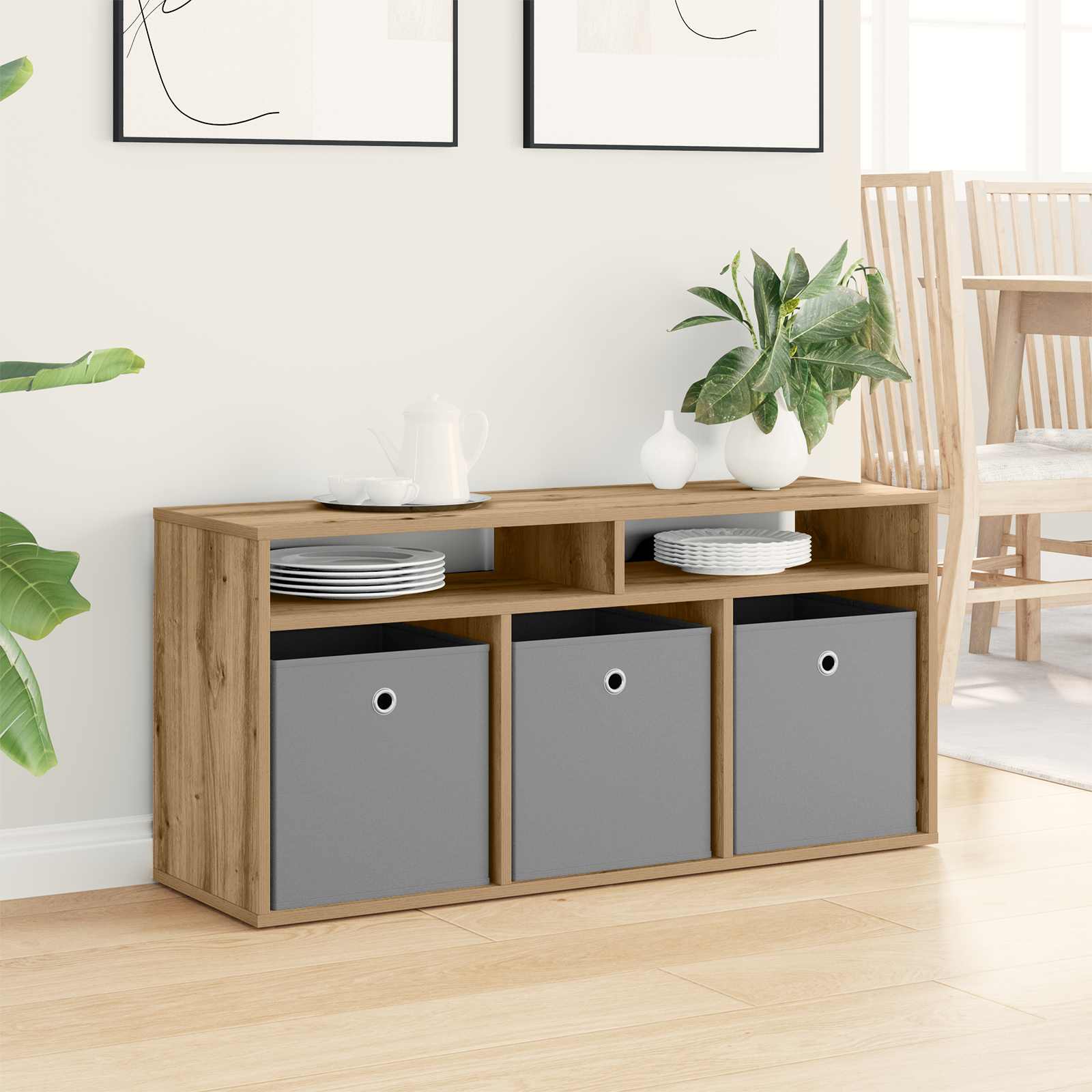 Laagkast met lade Artisan Eiken 102 x 32 x 48,5 cm is nu te koop bij PeponiXL, paradijselijk wonen!