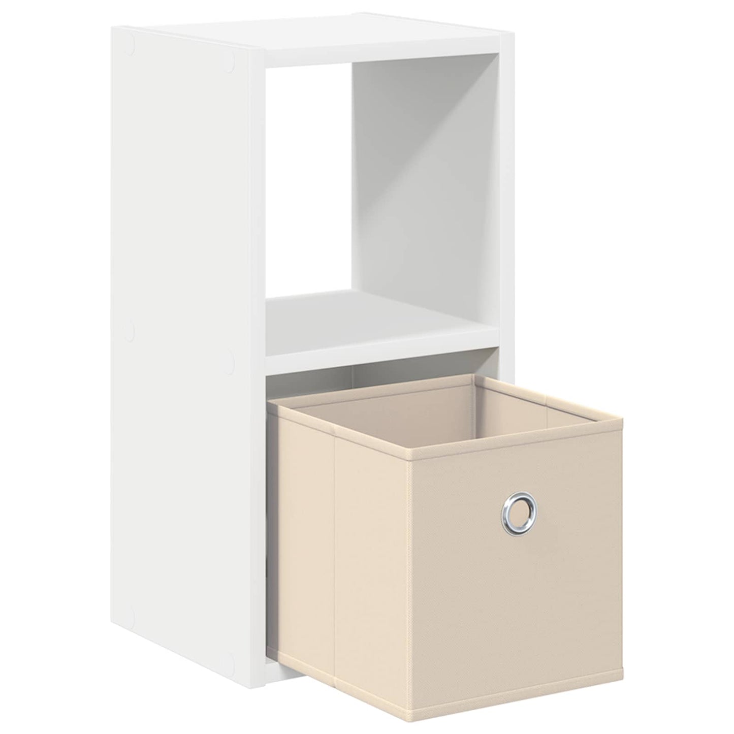 Nachtkastje met lade 2 pcs Wit 25,5 x 22 x 49,5 cm Bewerkt hout is nu te koop bij PeponiXL, paradijselijk wonen!