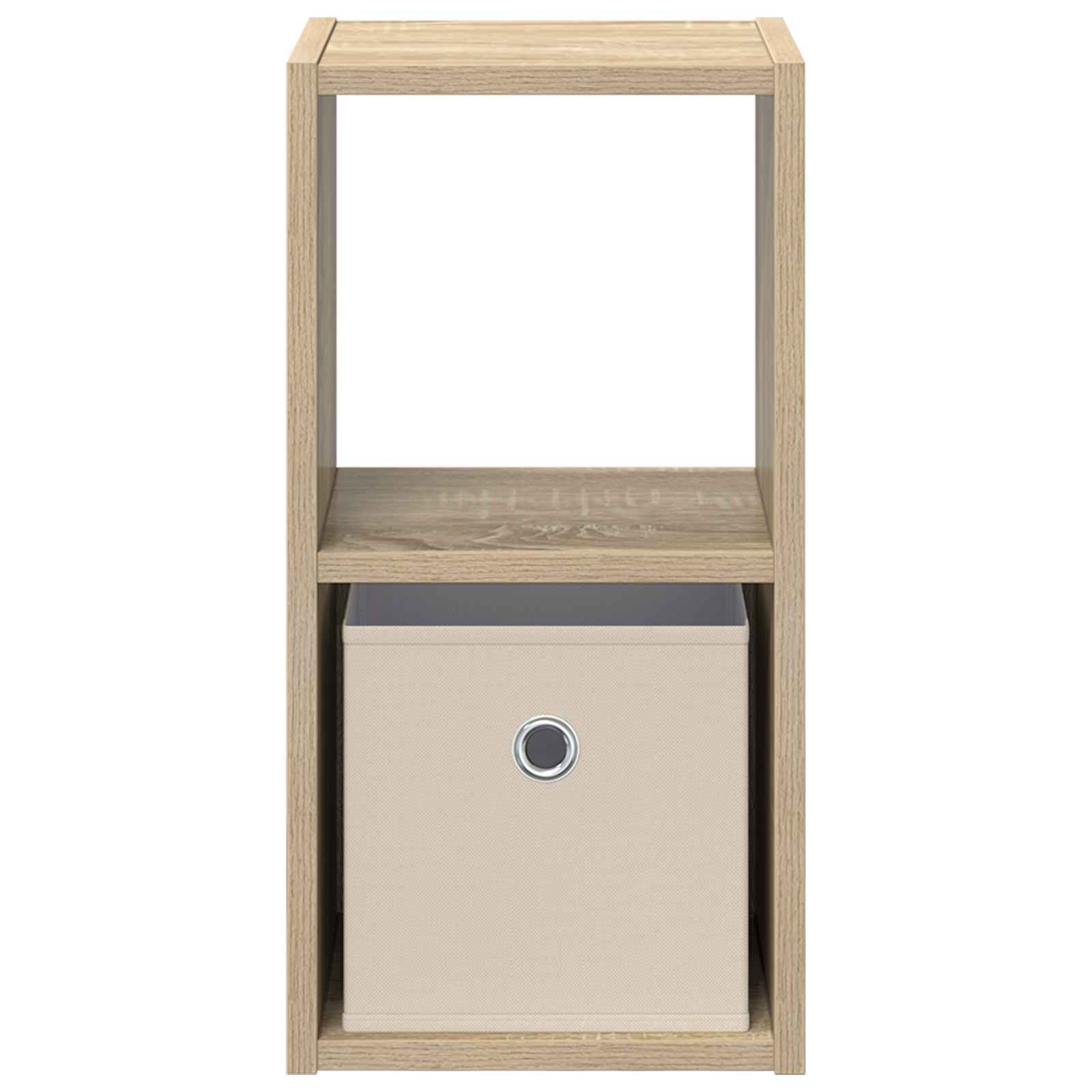 Nachtkastje Sonoma Eiken 25,5 x 22 x 49,5 cm Bewerkt hout is nu te koop bij PeponiXL, paradijselijk wonen!