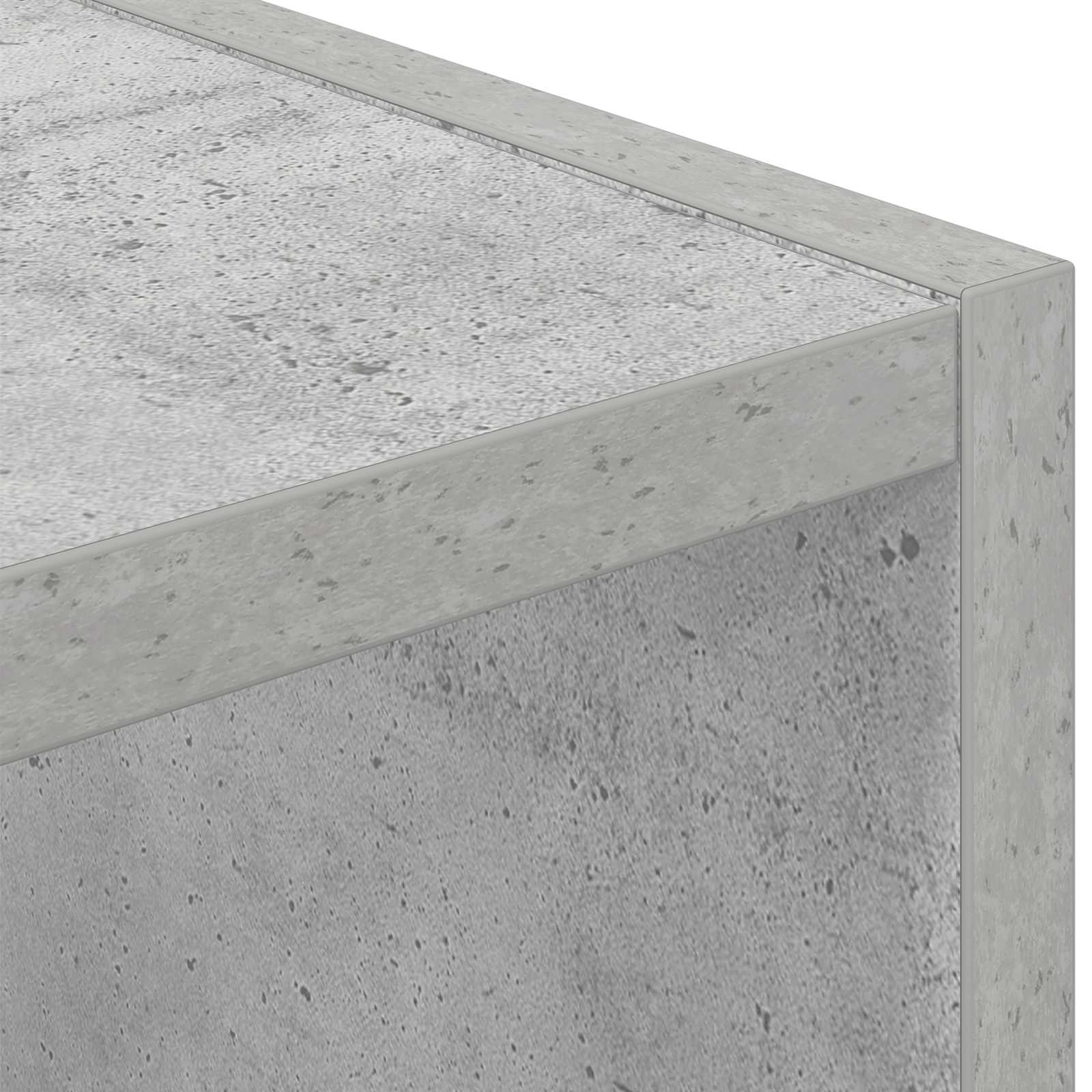 Nachtkastje Beton Grijs 25,5 x 22 x 49,5 cm Bewerkt hout is nu te koop bij PeponiXL, paradijselijk wonen!