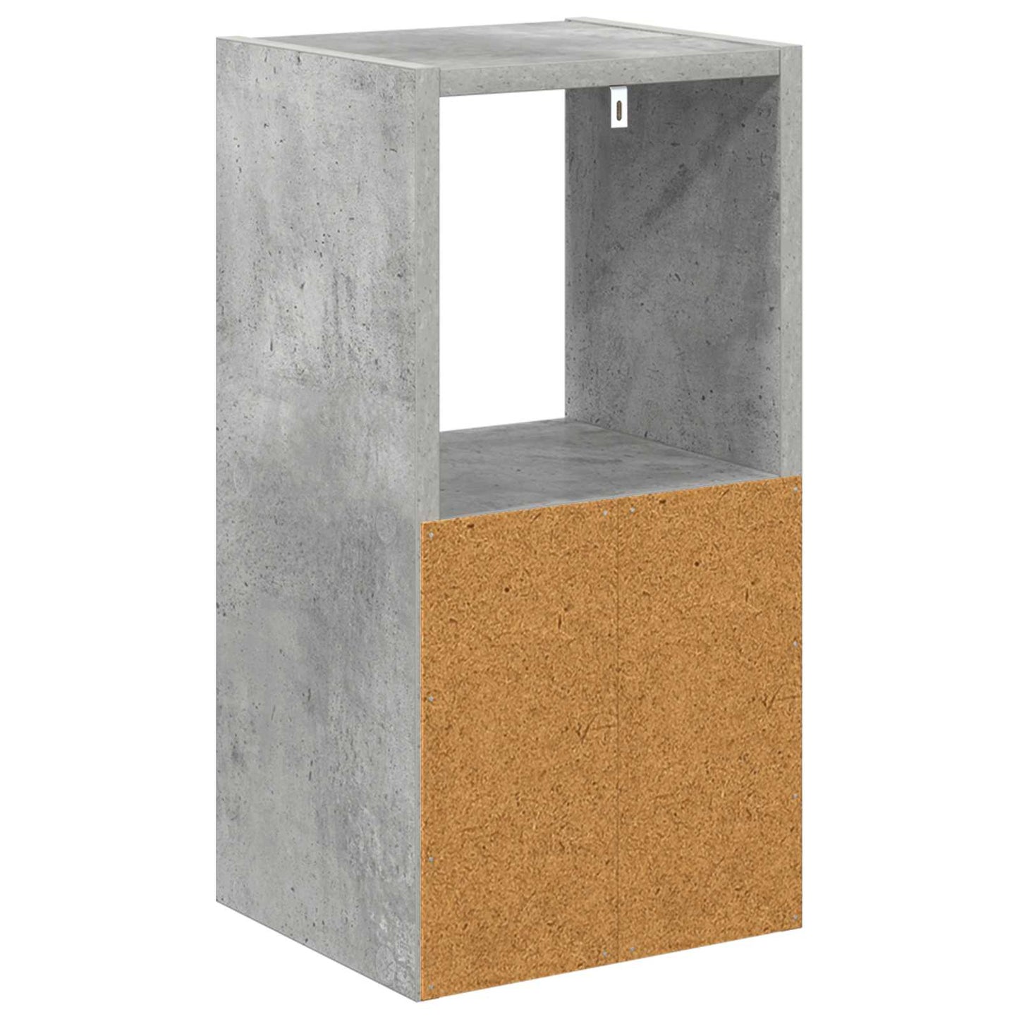 Nachtkastje 2 pcs Beton Grijs 25,5 x 22 x 49,5 cm Bewerkt hout is nu te koop bij PeponiXL, paradijselijk wonen!