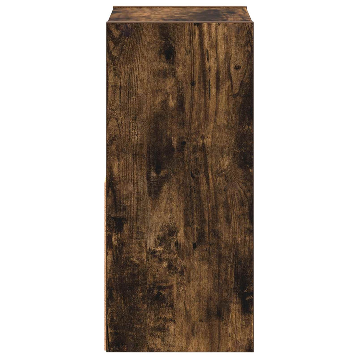 Nachtkastje Gerookt eiken 25,5 x 22 x 49,5 cm Bewerkt hout is nu te koop bij PeponiXL, paradijselijk wonen!