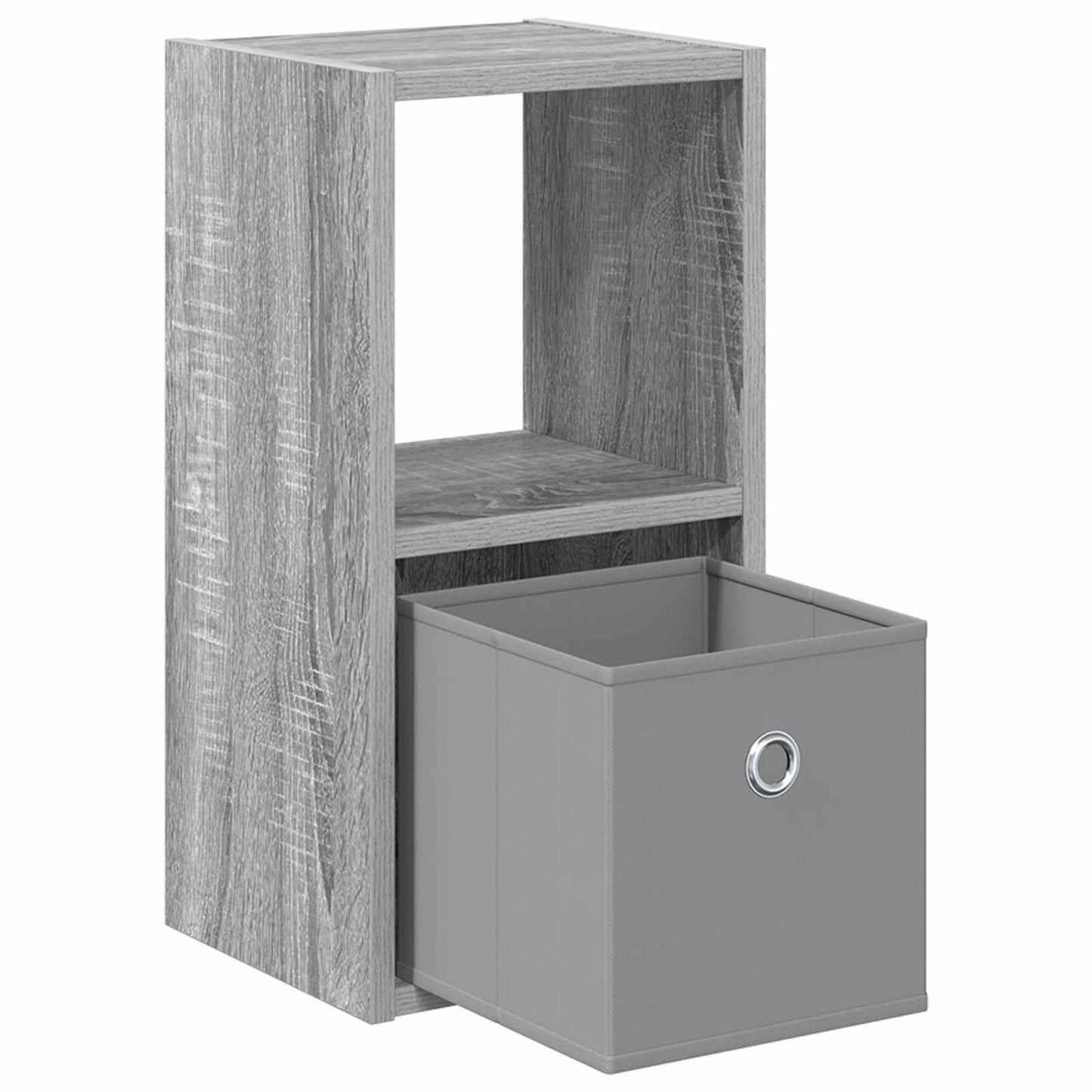 Nachtkastje Grijs Sonoma 25,5 x 22 x 49,5 cm Bewerkt hout is nu te koop bij PeponiXL, paradijselijk wonen!