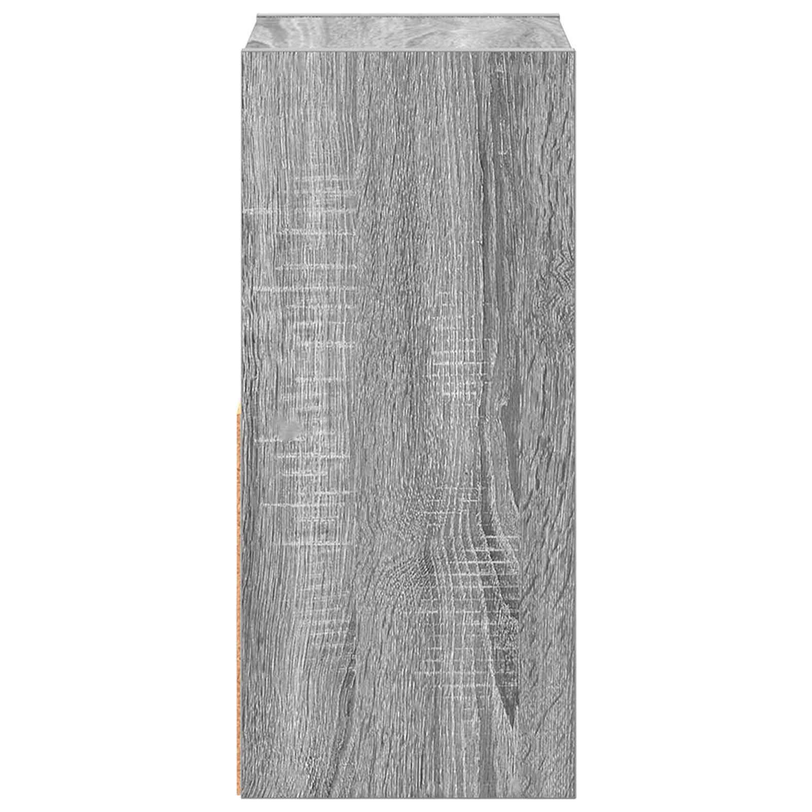 Nachtkastje 2 pcs Grijs Sonoma 25,5 x 22 x 49,5 cm Bewerkt hout is nu te koop bij PeponiXL, paradijselijk wonen!