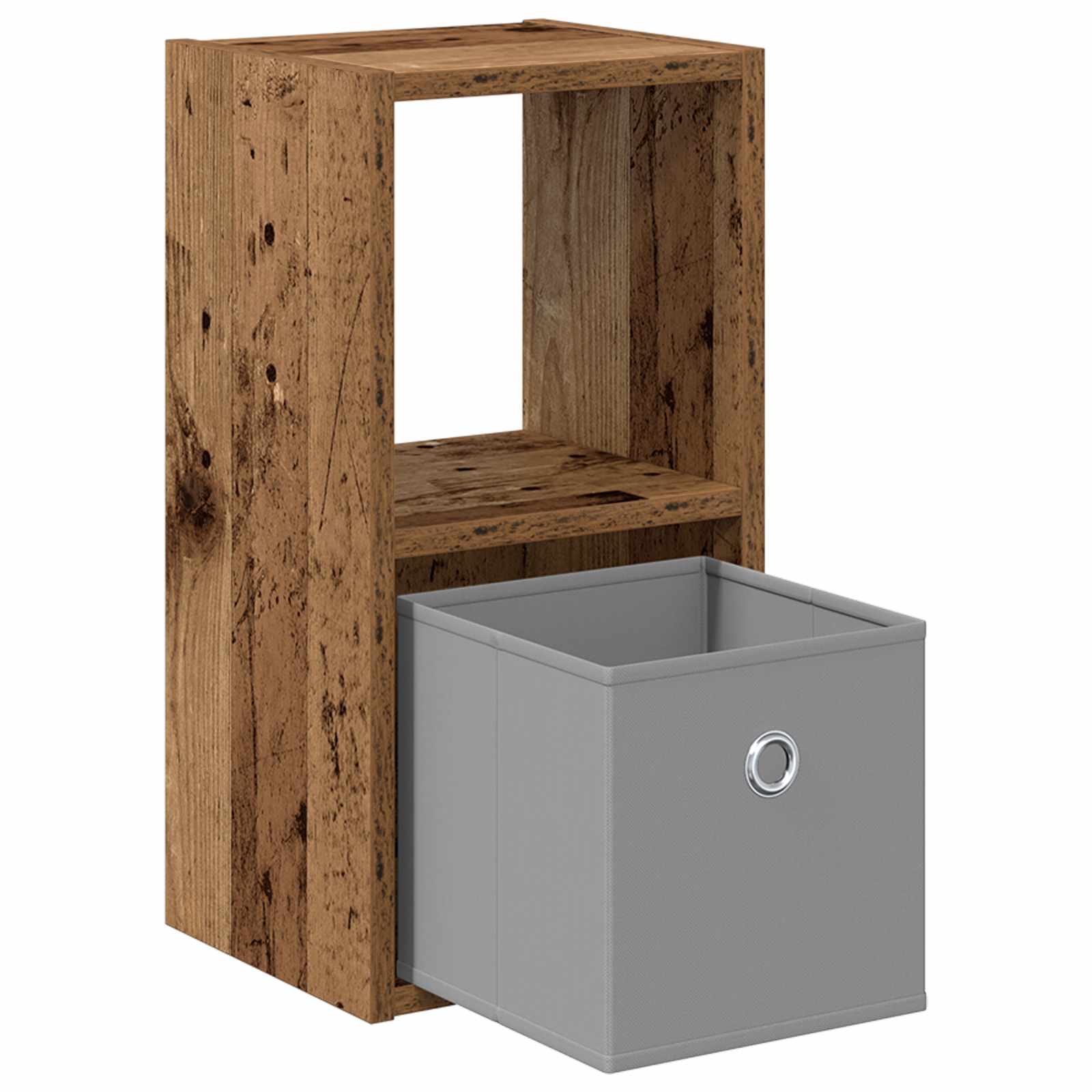 Nachtkastje met lade Oudhout 25,5 x 22 x 49,5 cm Bewerkt hout is nu te koop bij PeponiXL, paradijselijk wonen!