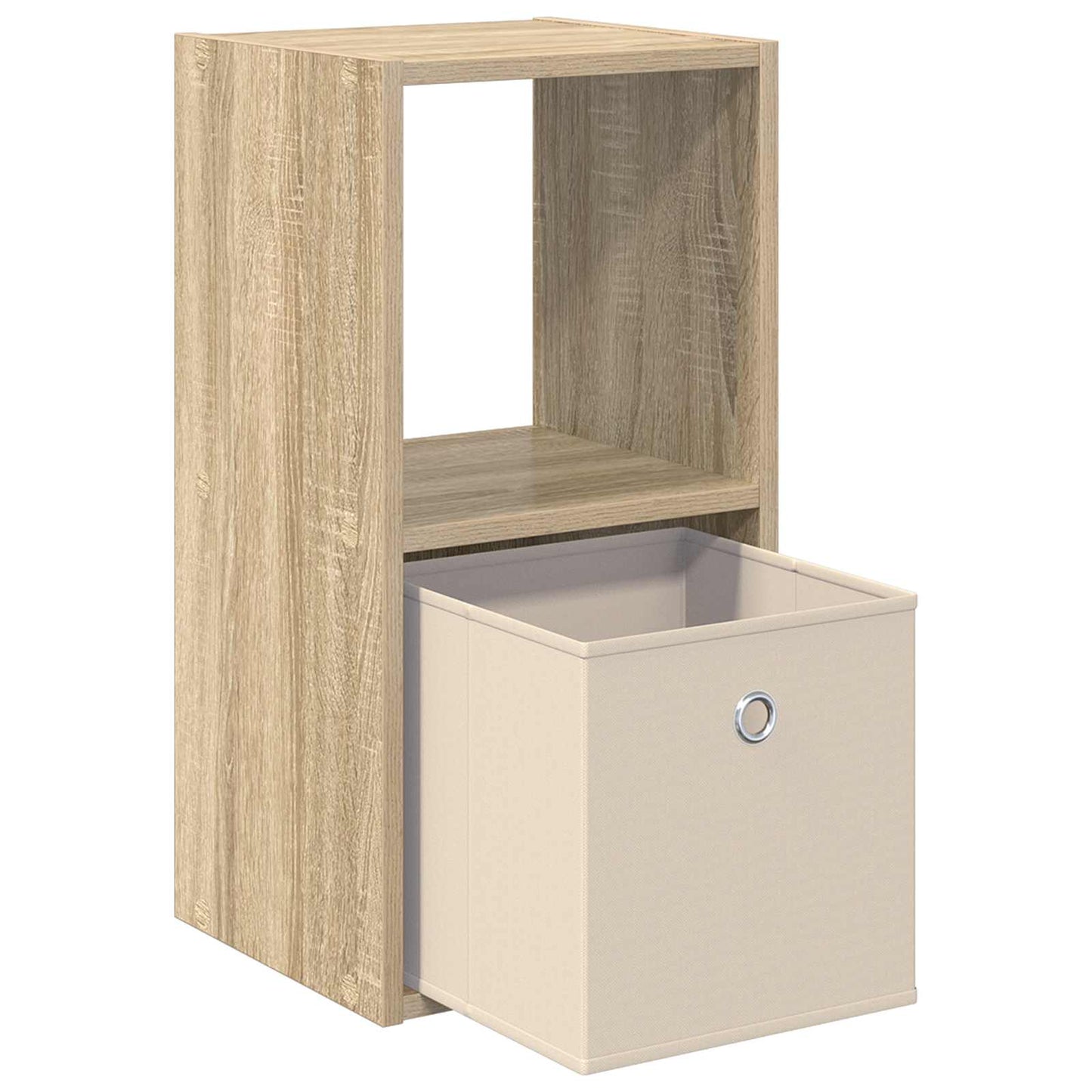 Nachtkastje Sonoma Eiken 30,5 x 27 x 59,5 cm Bewerkt hout is nu te koop bij PeponiXL, paradijselijk wonen!