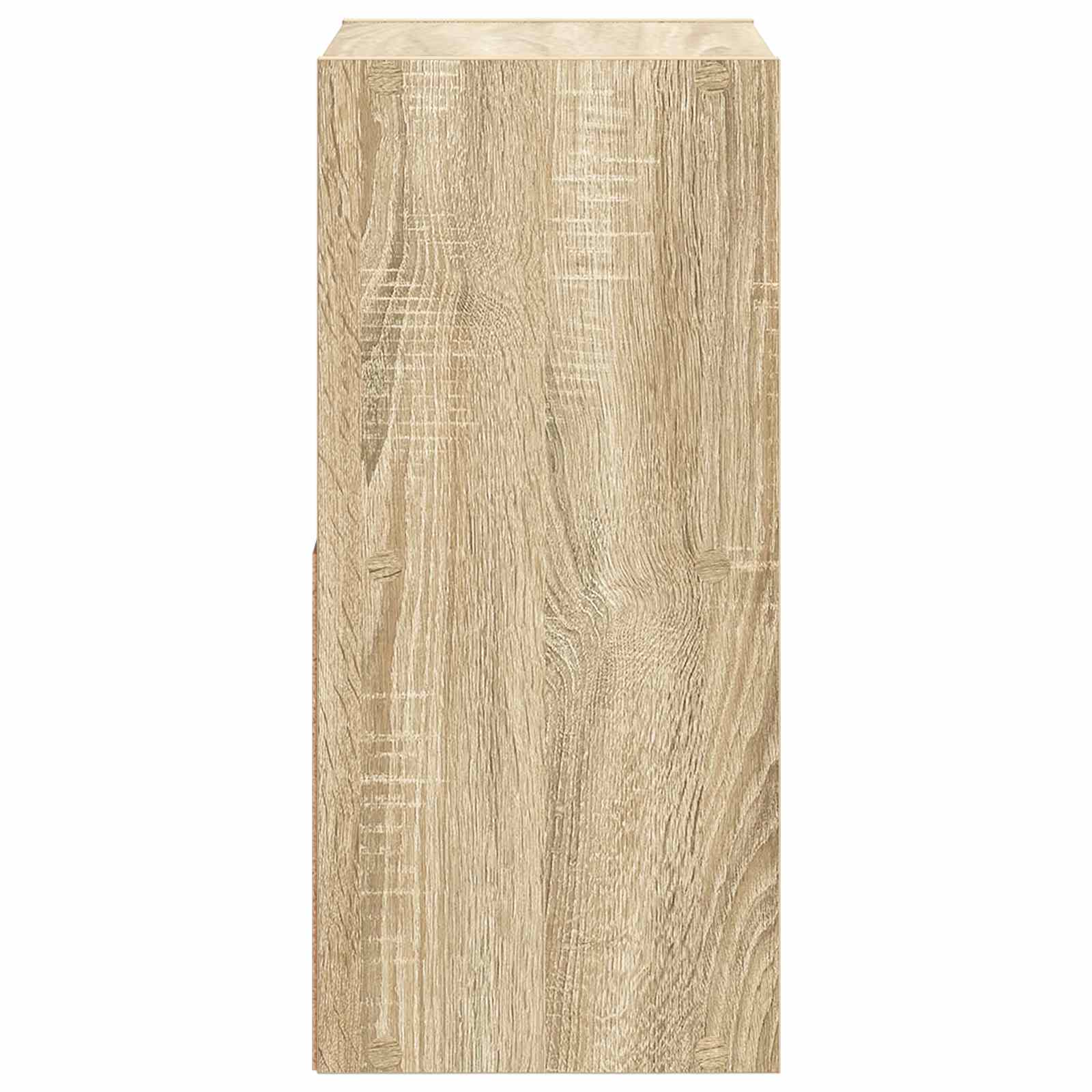 Nachtkastje Sonoma Eiken 30,5 x 27 x 59,5 cm Bewerkt hout is nu te koop bij PeponiXL, paradijselijk wonen!