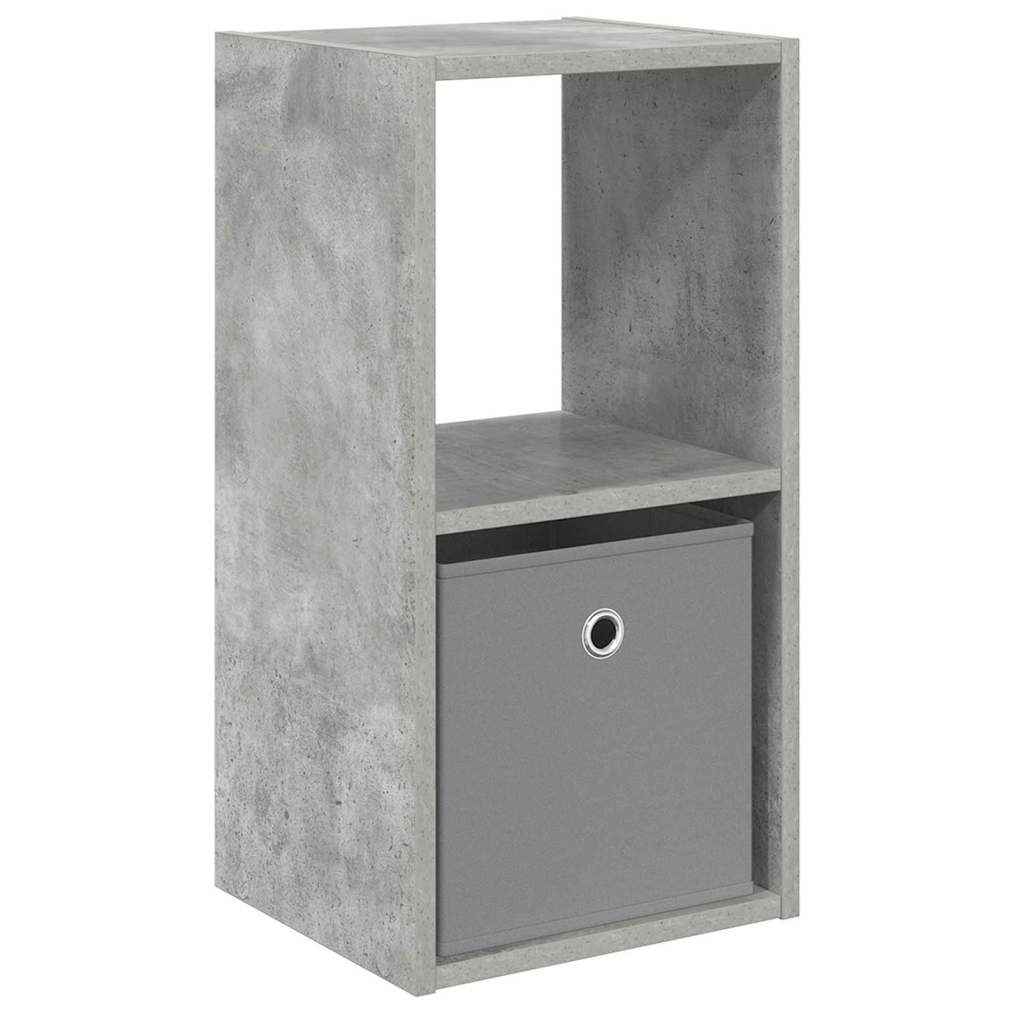 Nachtkastje Beton Grijs 30,5 x 27 x 59,5 cm Bewerkt hout is nu te koop bij PeponiXL, paradijselijk wonen!