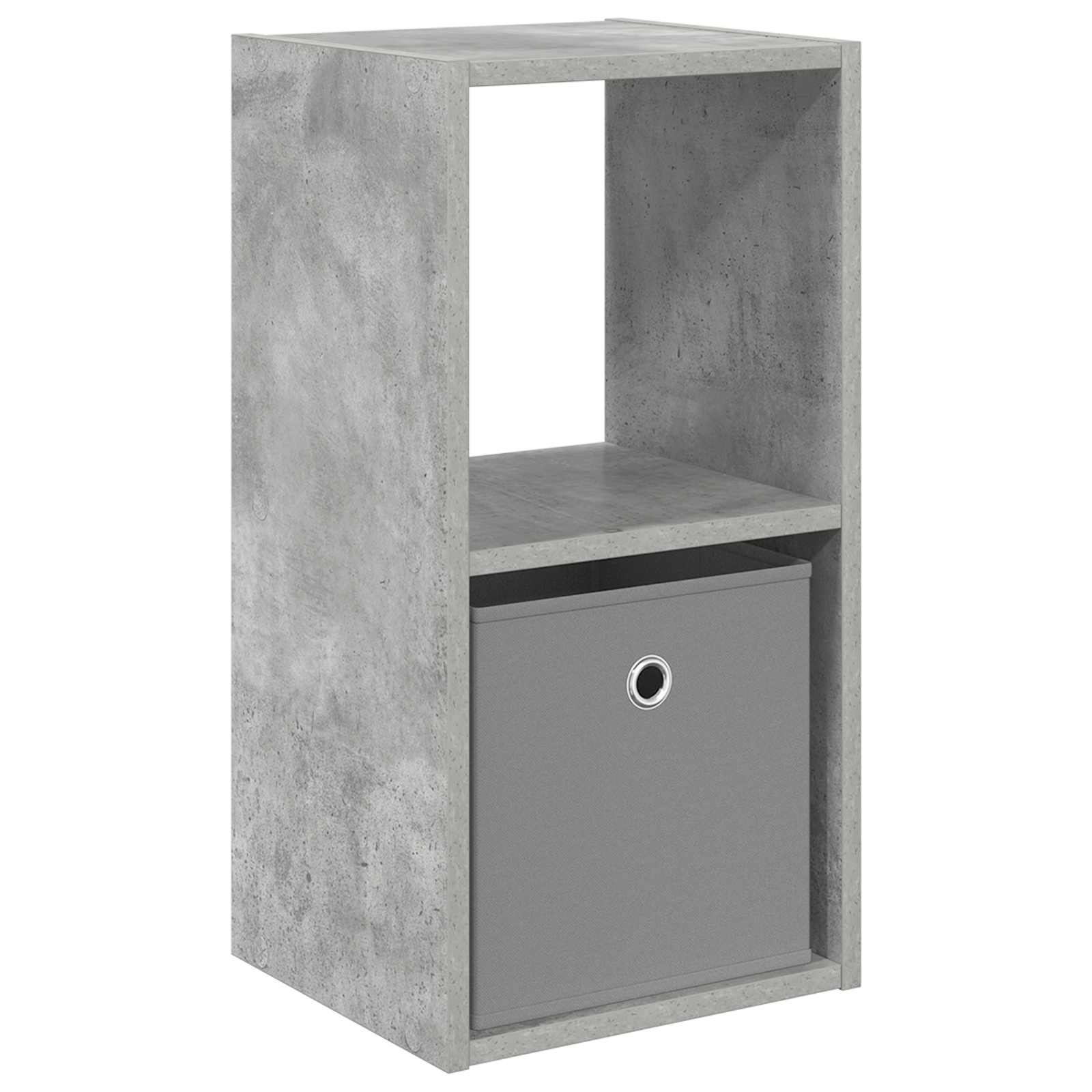 Nachtkastje Beton Grijs 30,5 x 27 x 59,5 cm Bewerkt hout is nu te koop bij PeponiXL, paradijselijk wonen!