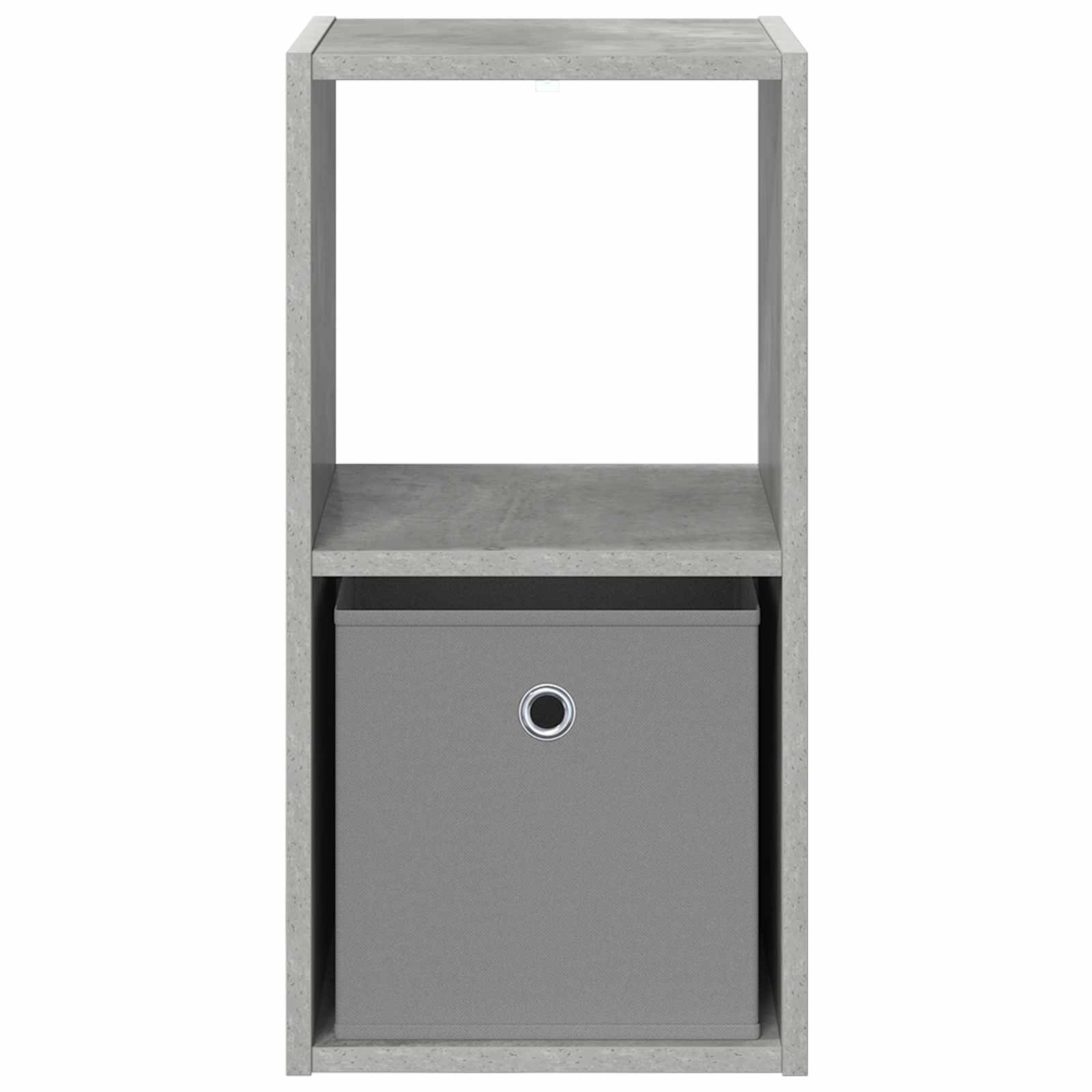 Nachtkastje Beton Grijs 30,5 x 27 x 59,5 cm Bewerkt hout is nu te koop bij PeponiXL, paradijselijk wonen!