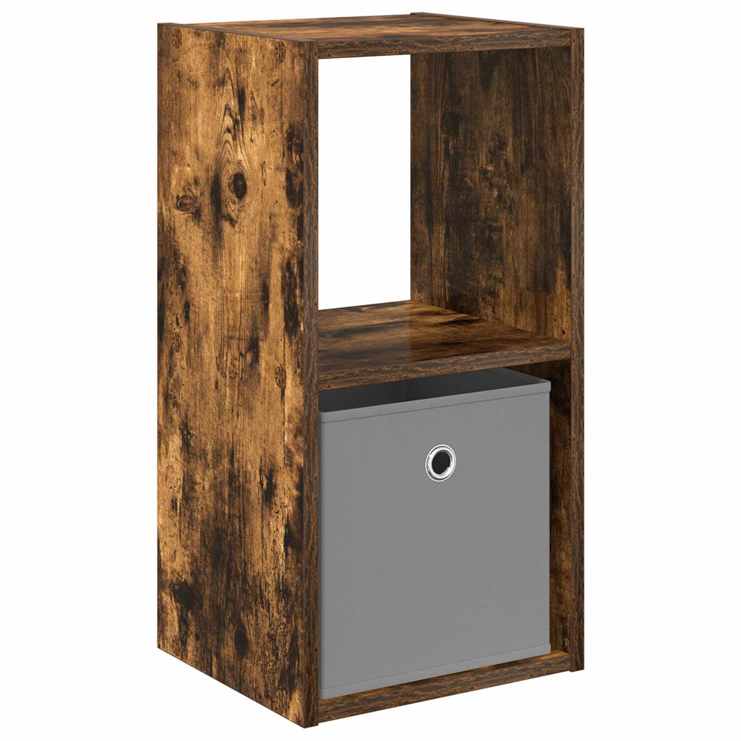 Nachtkastje Gerookt eiken 30,5 x 27 x 59,5 cm Bewerkt hout is nu te koop bij PeponiXL, paradijselijk wonen!