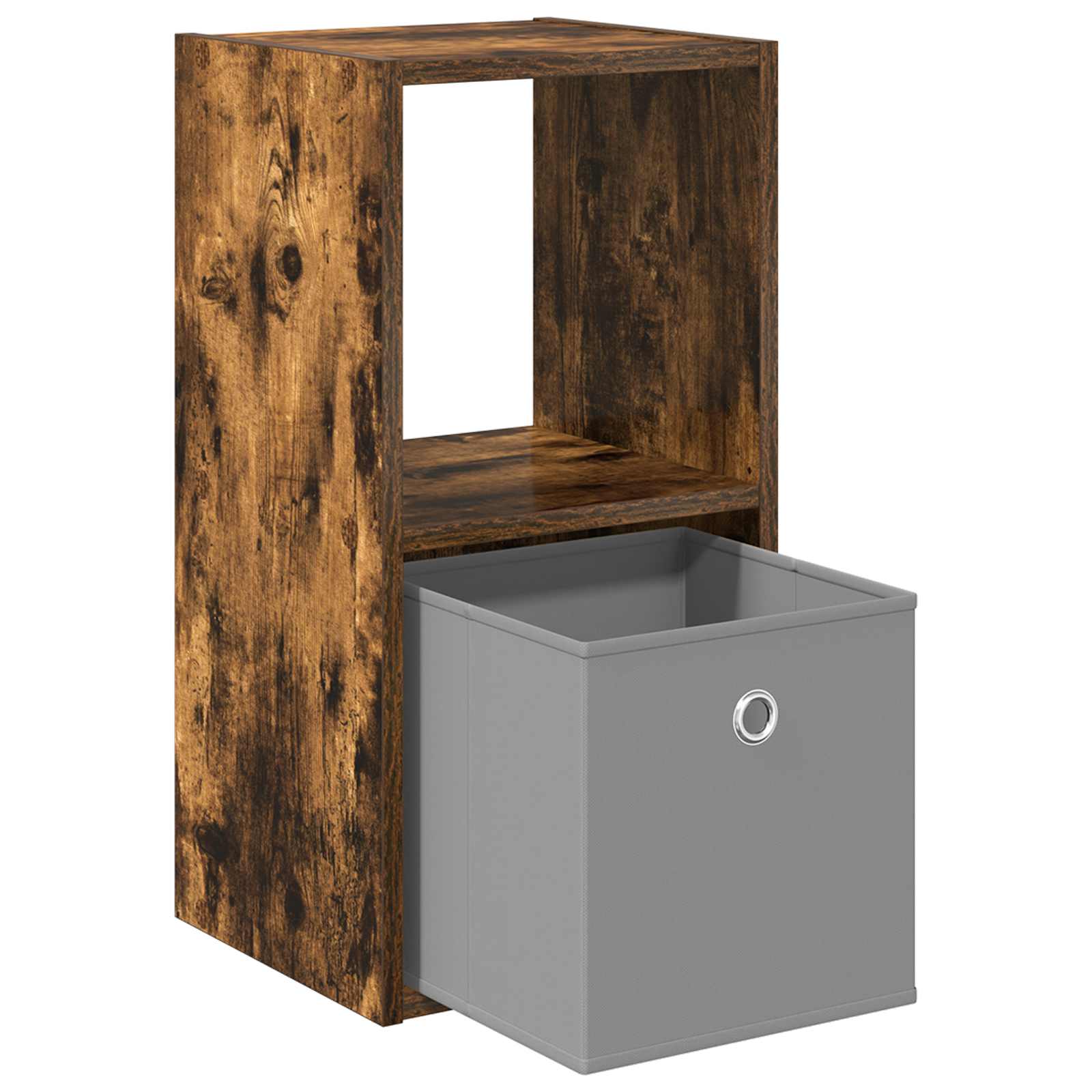Nachtkastje met lade 2 pcs Gerookt eiken 30,5 x 27 x 59,5 cm is nu te koop bij PeponiXL, paradijselijk wonen!