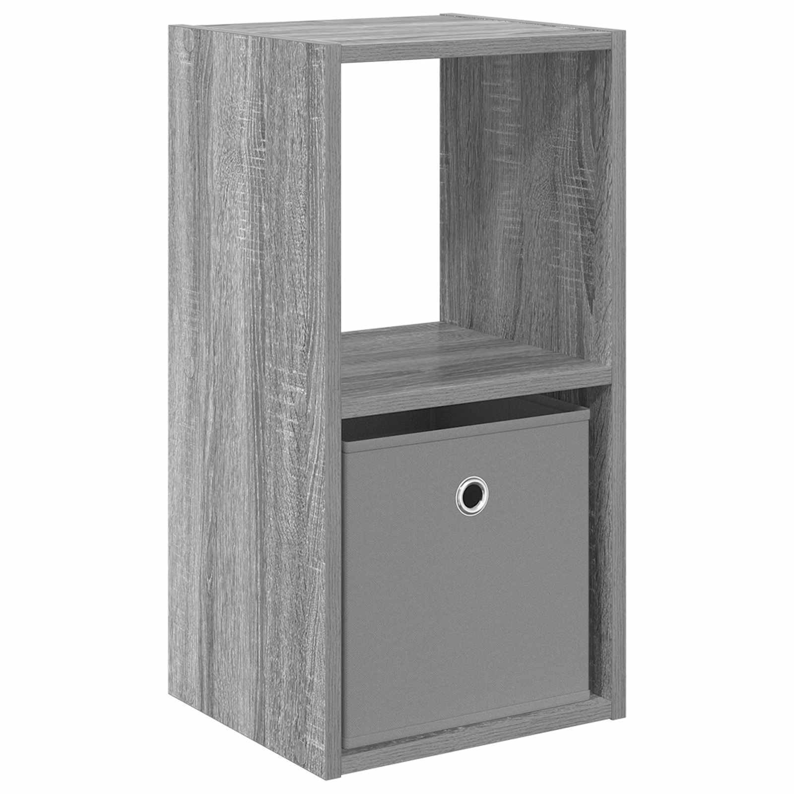 Nachtkastje Grijs Sonoma 30,5 x 27 x 59,5 cm Bewerkt hout is nu te koop bij PeponiXL, paradijselijk wonen!