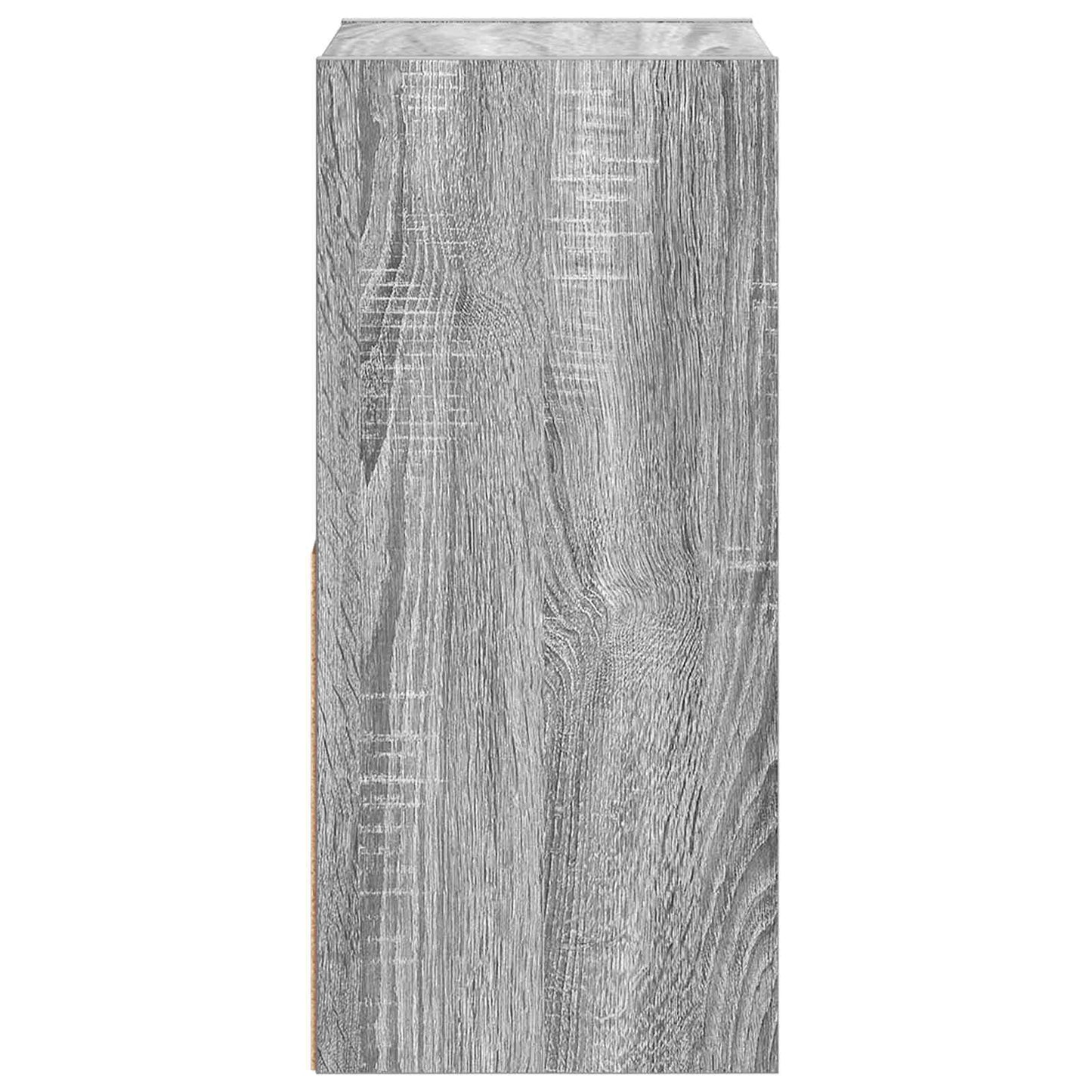 Nachtkastje Grijs Sonoma 30,5 x 27 x 59,5 cm Bewerkt hout is nu te koop bij PeponiXL, paradijselijk wonen!