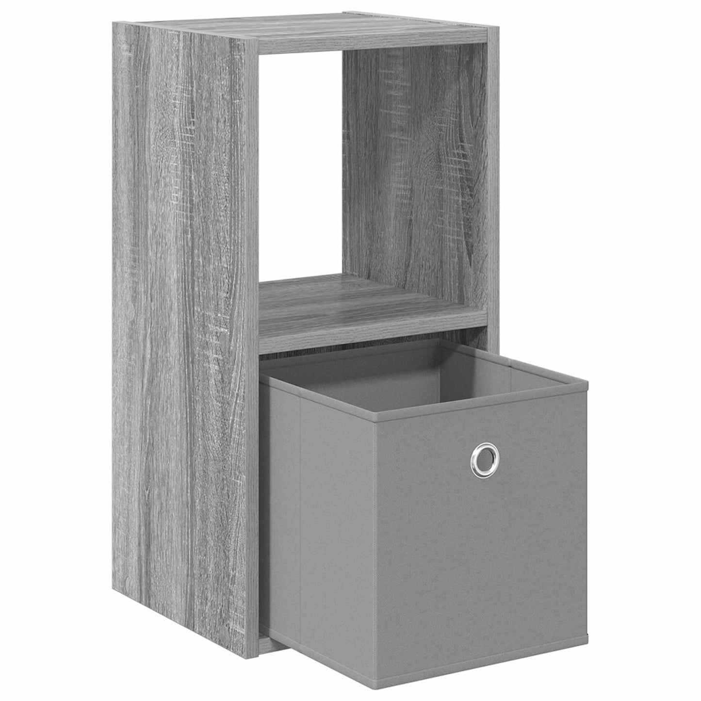 Nachtkastje 2 pcs Grijs Sonoma 30,5 x 27 x 59,5 cm Bewerkt hout is nu te koop bij PeponiXL, paradijselijk wonen!