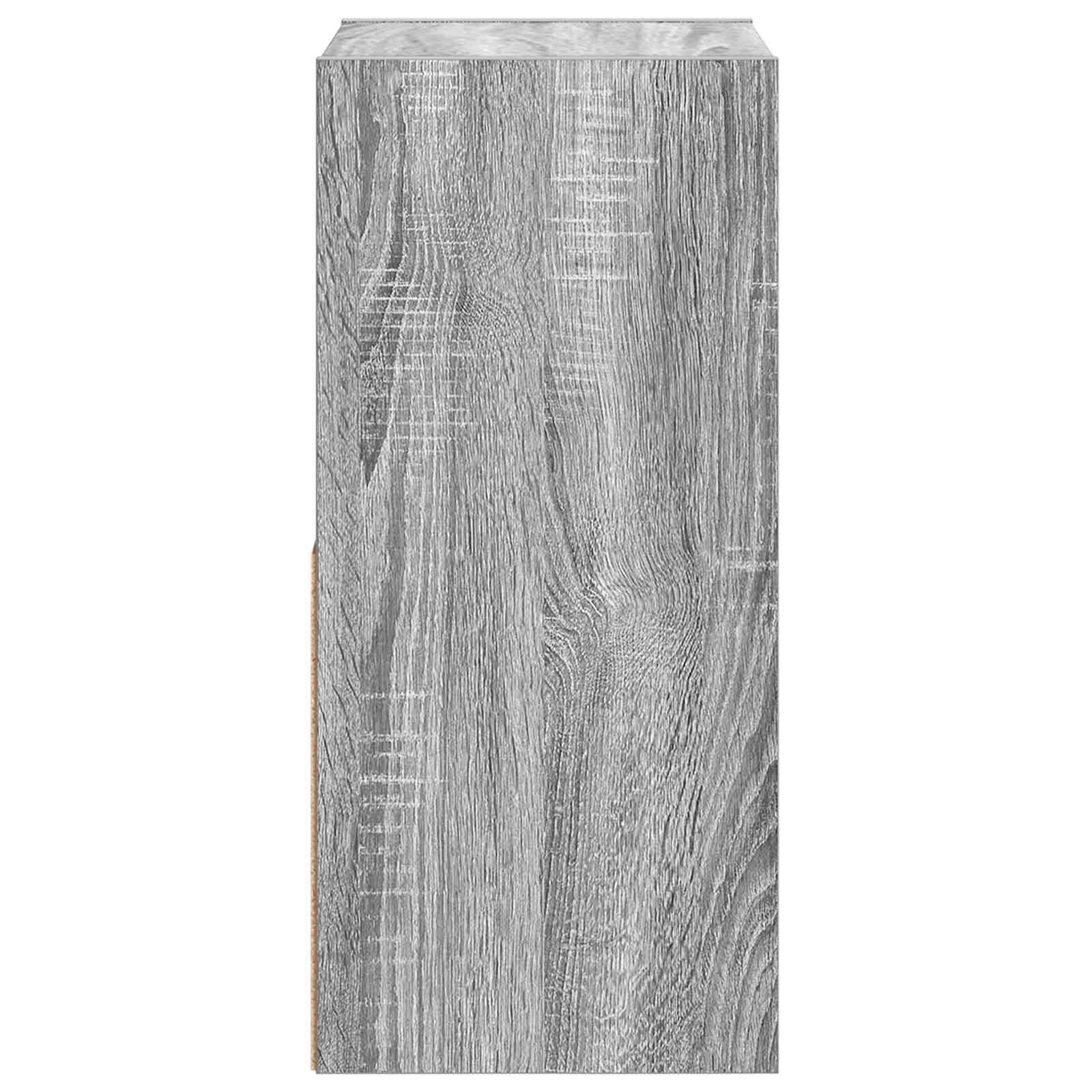 Nachtkastje 2 pcs Grijs Sonoma 30,5 x 27 x 59,5 cm Bewerkt hout is nu te koop bij PeponiXL, paradijselijk wonen!