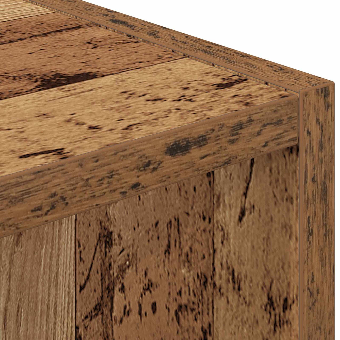 Nachtkastje 2 pcs Oudhout 30,5 x 27 x 59,5 cm Bewerkt hout is nu te koop bij PeponiXL, paradijselijk wonen!