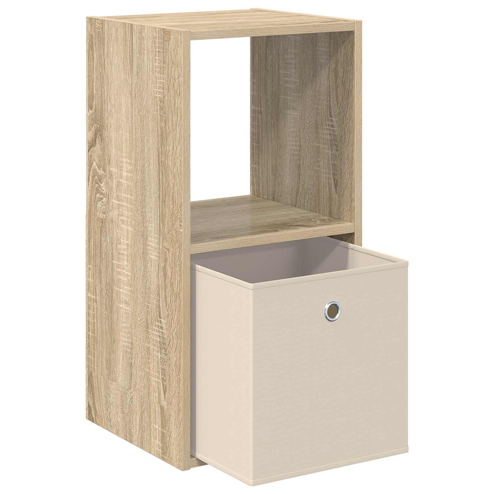 Nachtkastje Sonoma Eiken 35 x 32 x 68,5 cm Bewerkt hout is nu te koop bij PeponiXL, paradijselijk wonen!