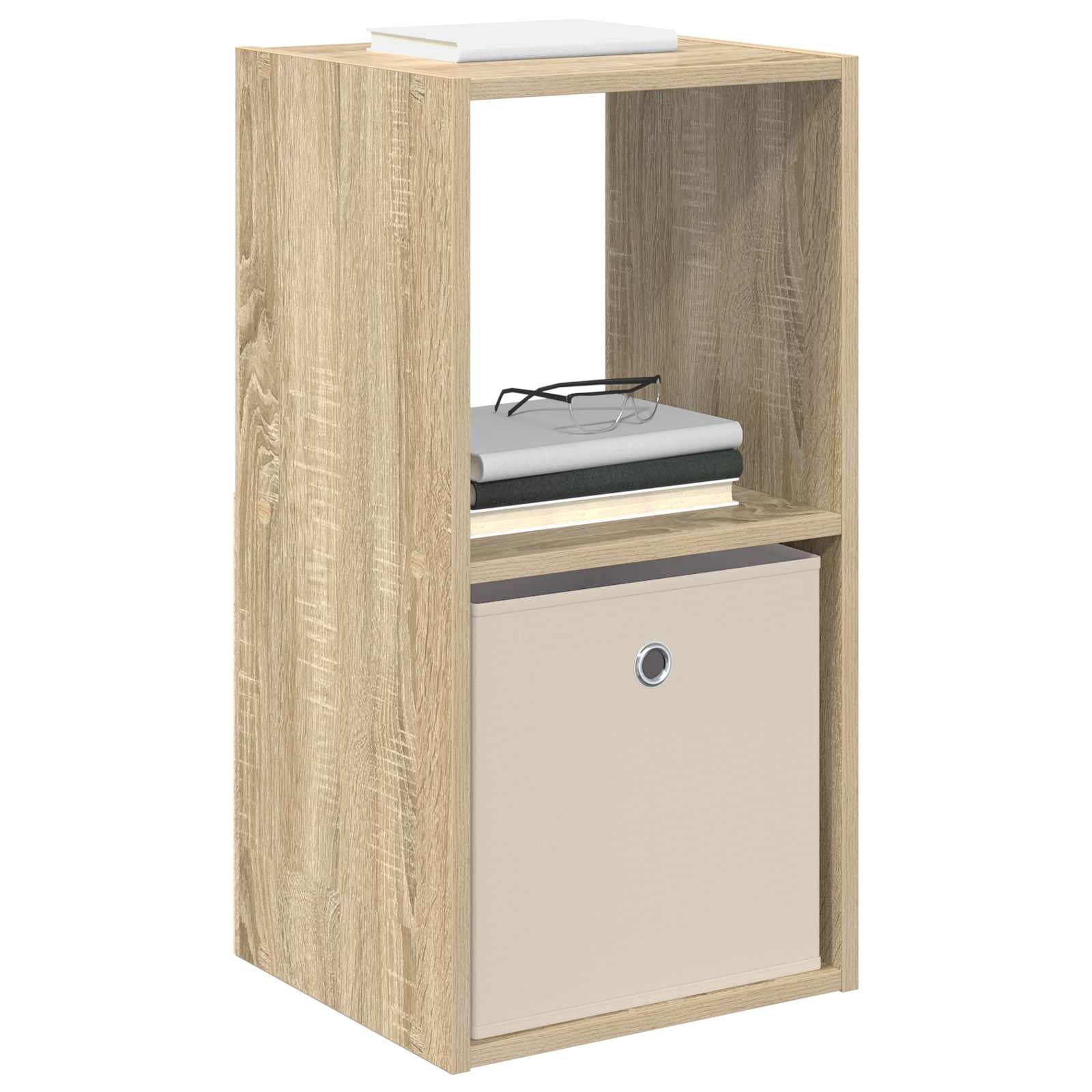 Nachtkastje 2 pcs Sonoma Eiken 35 x 32 x 68,5 cm Bewerkt hout is nu te koop bij PeponiXL, paradijselijk wonen!