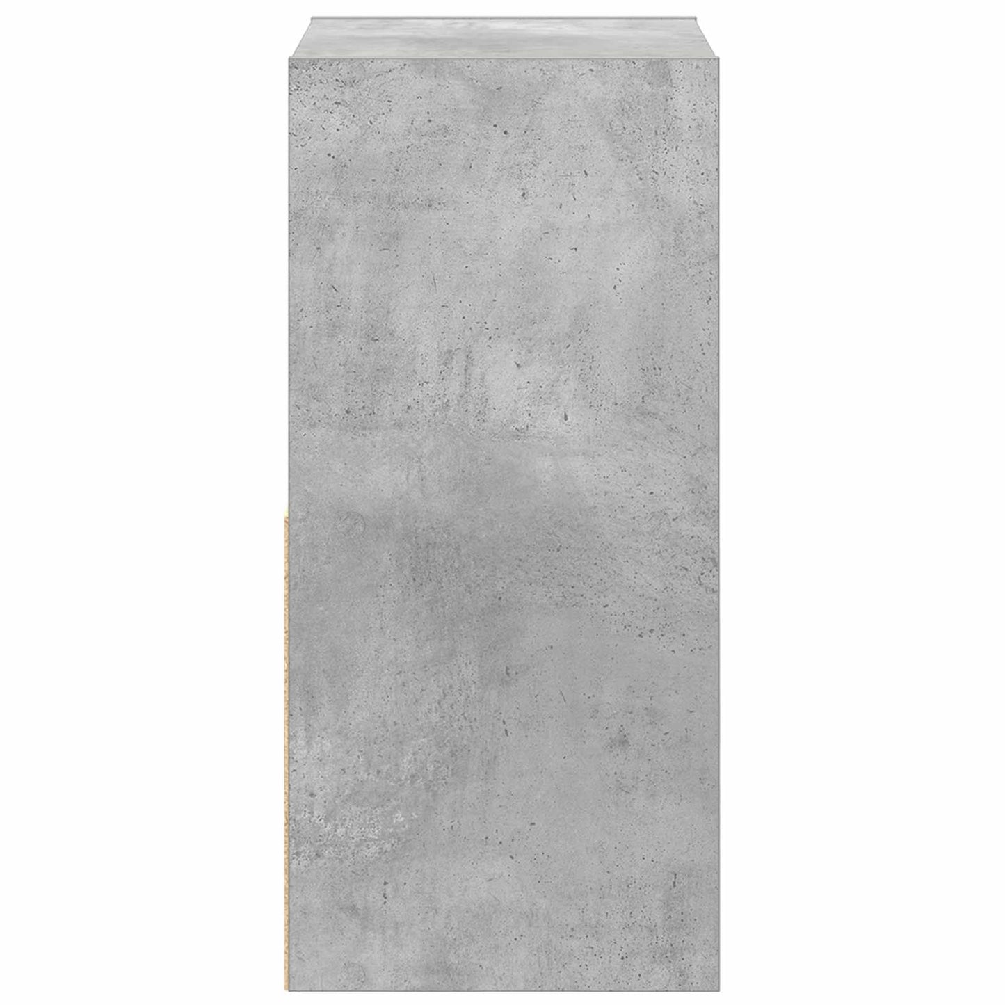 Nachtkastje met lade Beton Grijs 35 x 32 x 68,5 cm Bewerkt hout is nu te koop bij PeponiXL, paradijselijk wonen!