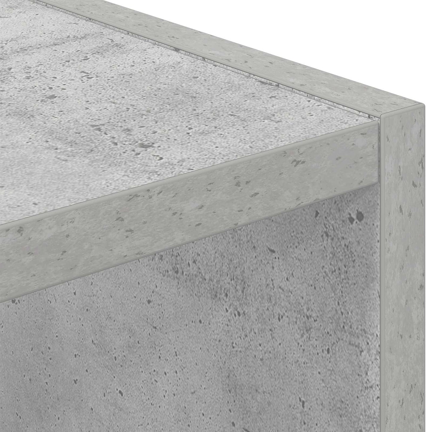 Nachtkastje 2 pcs Beton Grijs 35 x 32 x 68,5 cm Bewerkt hout is nu te koop bij PeponiXL, paradijselijk wonen!
