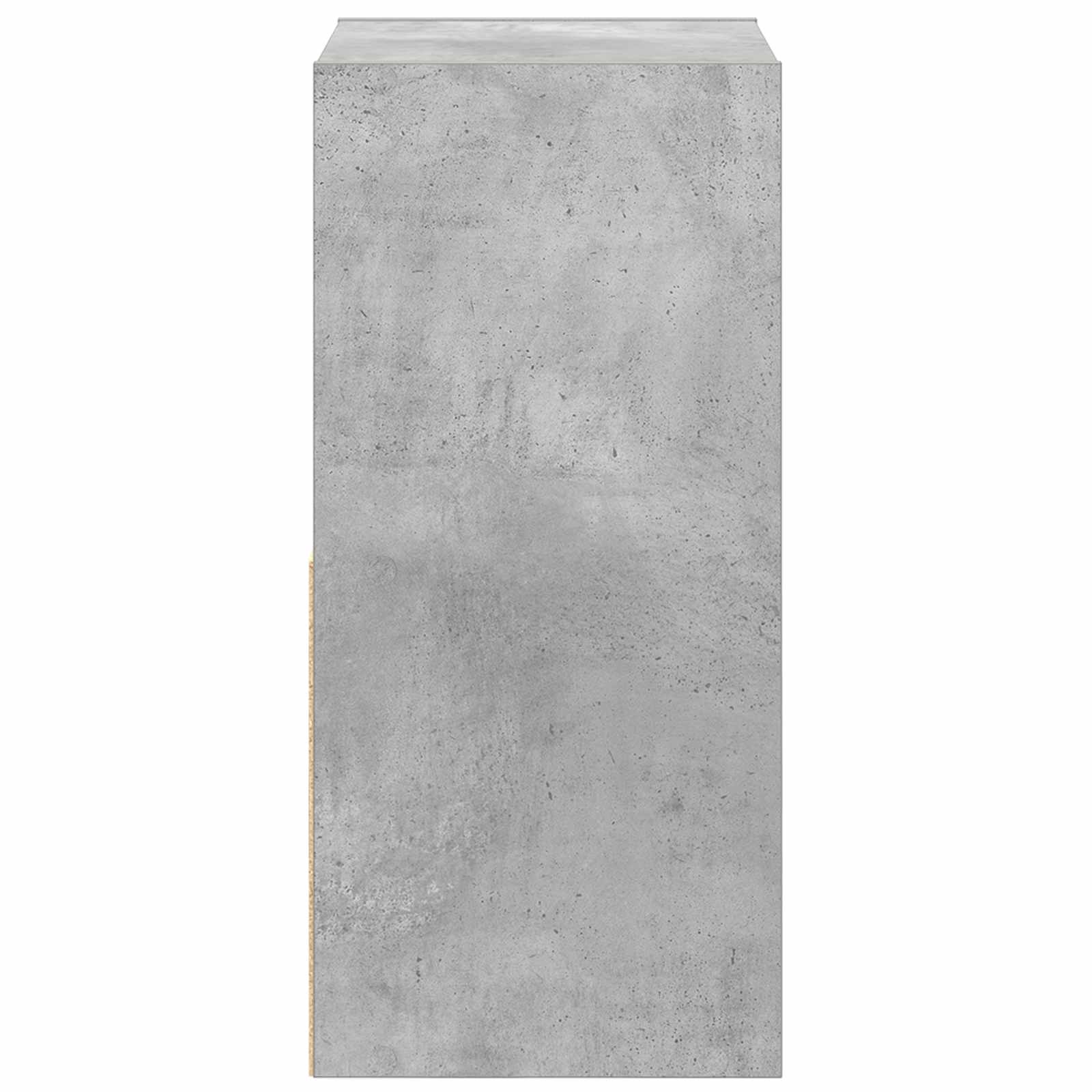 Nachtkastje 2 pcs Beton Grijs 35 x 32 x 68,5 cm Bewerkt hout is nu te koop bij PeponiXL, paradijselijk wonen!