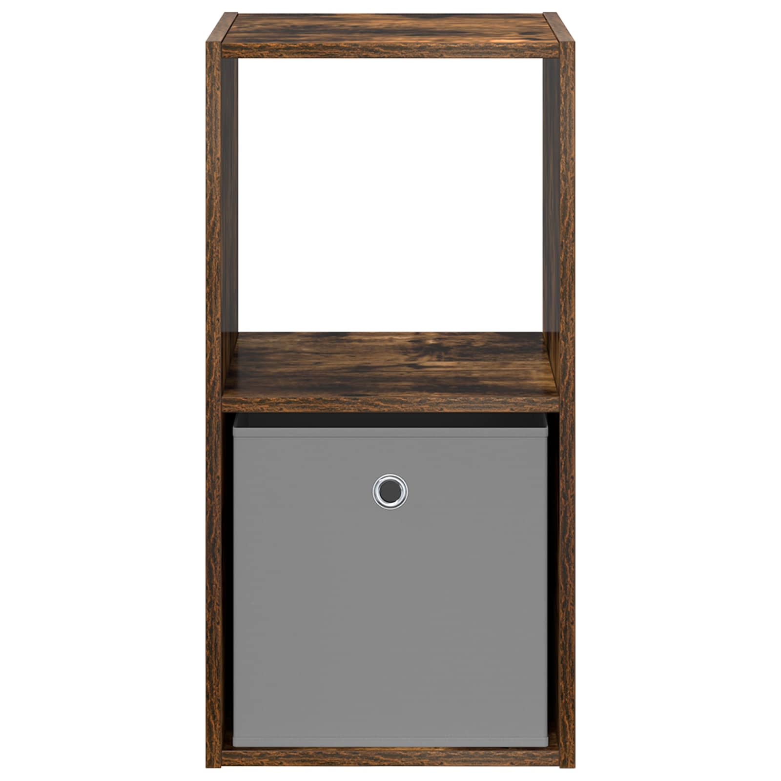 Nachtkastje Gerookt eiken 35 x 32 x 68,5 cm Bewerkt hout is nu te koop bij PeponiXL, paradijselijk wonen!