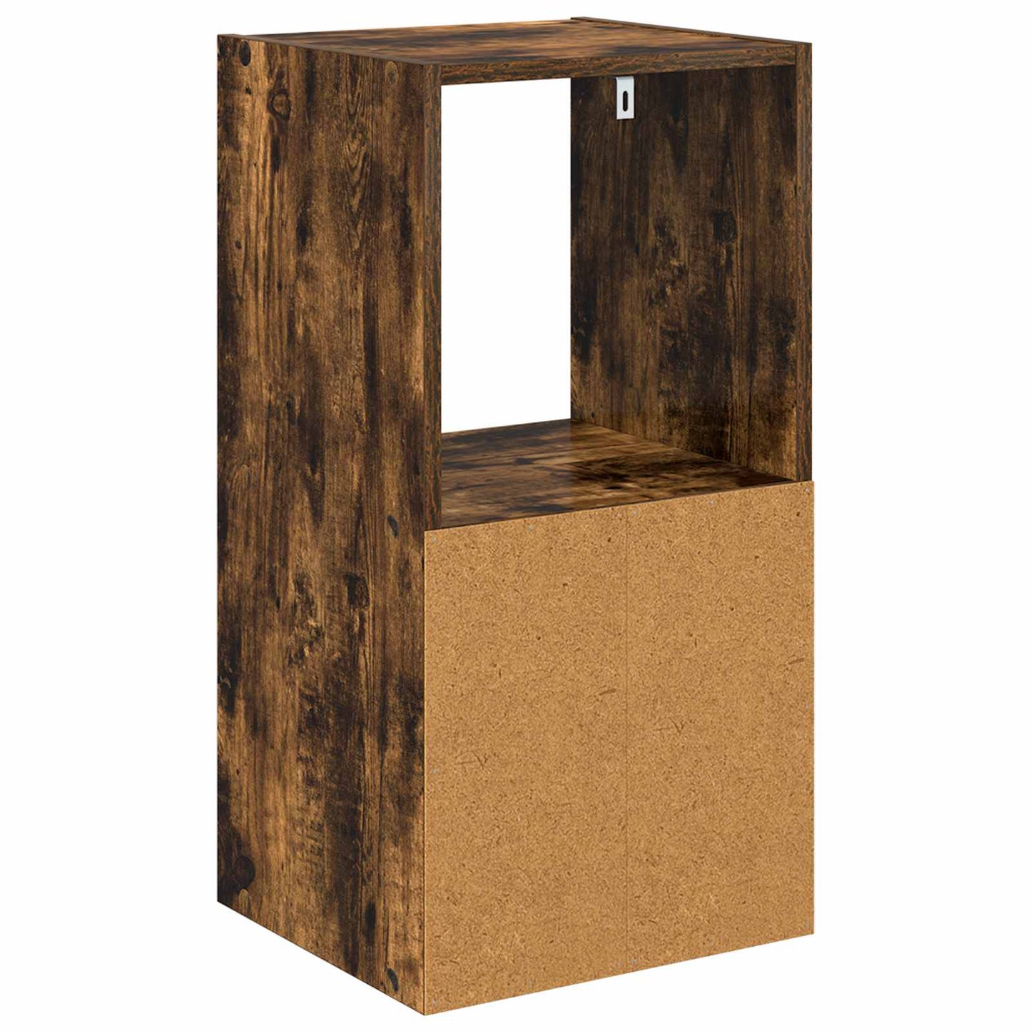 Nachtkastje 2 pcs Gerookt eiken 35 x 32 x 68,5 cm Bewerkt hout is nu te koop bij PeponiXL, paradijselijk wonen!