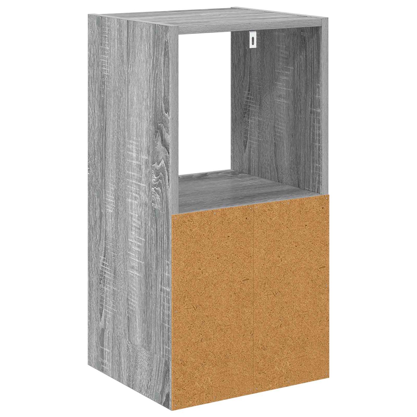 Nachtkastje Grijs Sonoma 35 x 32 x 68,5 cm Bewerkt hout is nu te koop bij PeponiXL, paradijselijk wonen!