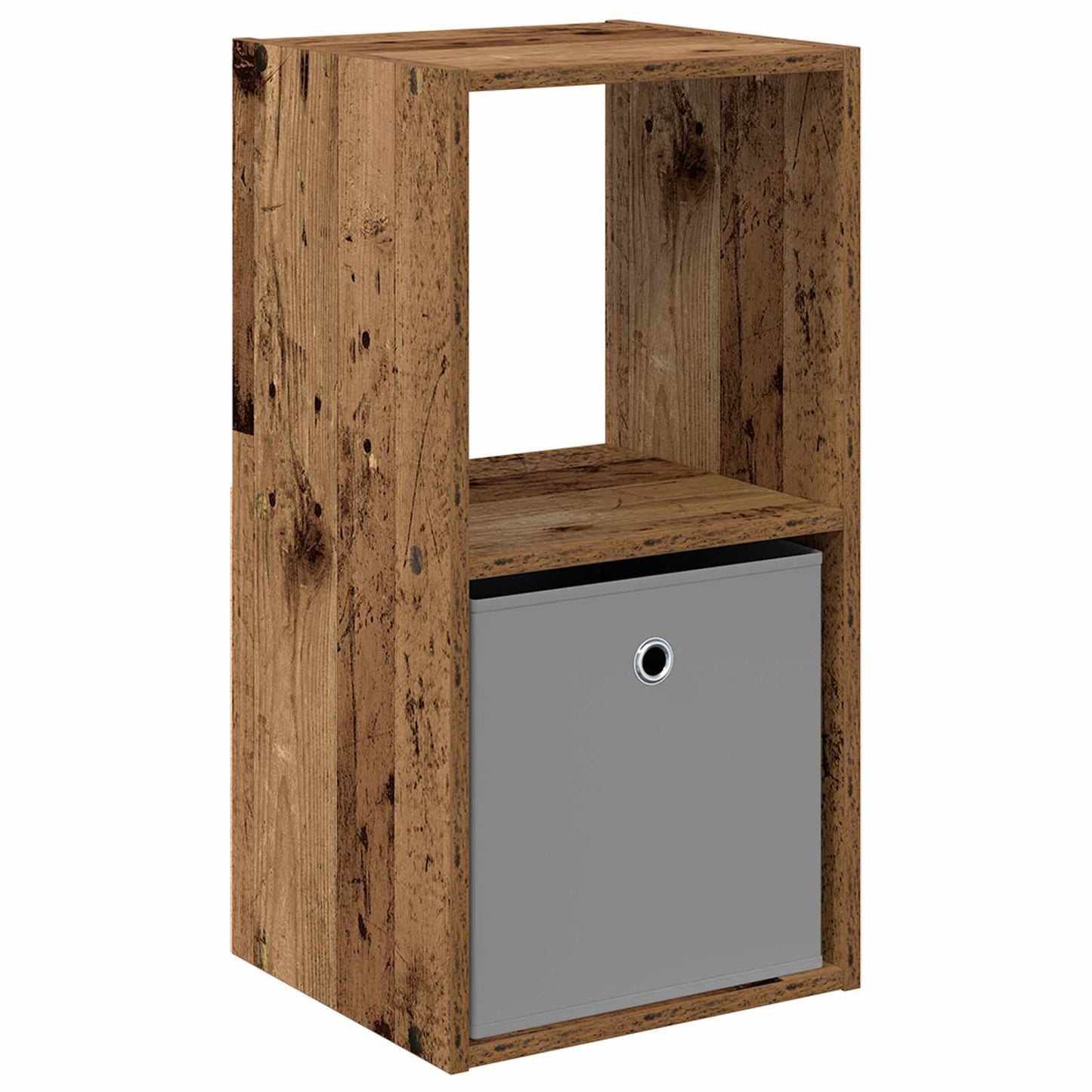 Nachtkastje met lade Oudhout 35 x 32 x 68,5 cm Bewerkt hout is nu te koop bij PeponiXL, paradijselijk wonen!