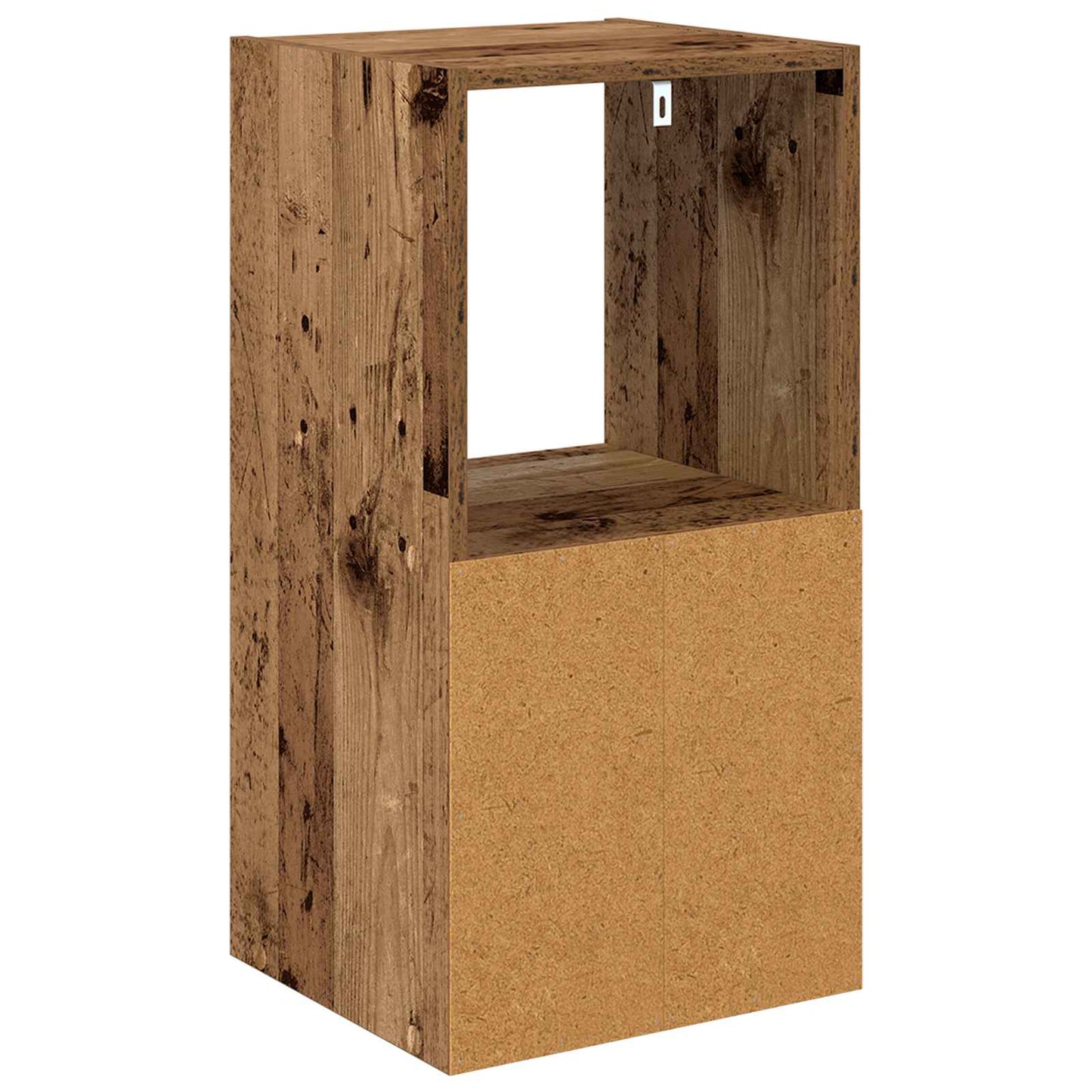 Nachtkastje met lade Oudhout 35 x 32 x 68,5 cm Bewerkt hout is nu te koop bij PeponiXL, paradijselijk wonen!