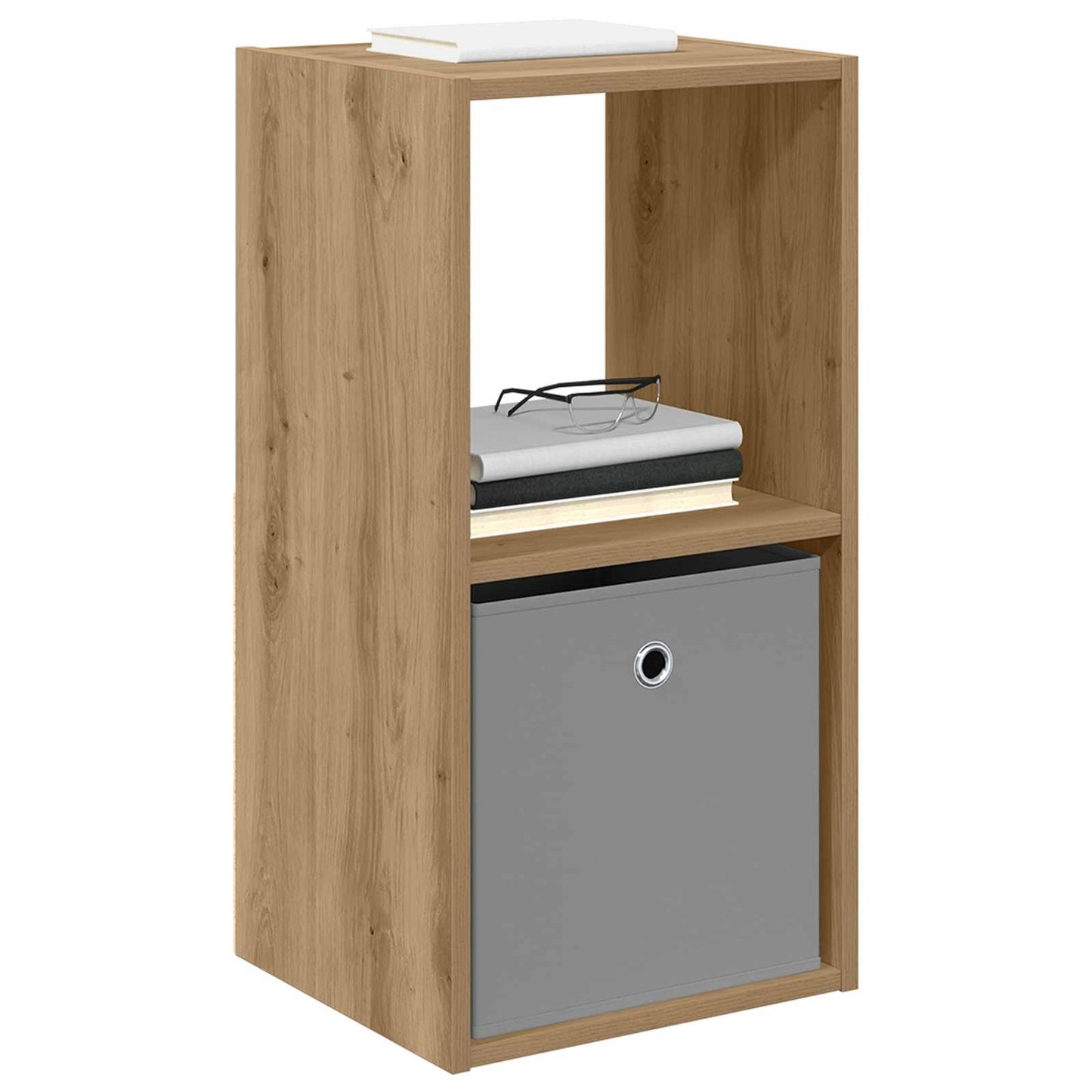 Nachtkastje 2 pcs Artisan Eiken 35 x 32 x 68,5 cm Bewerkt hout is nu te koop bij PeponiXL, paradijselijk wonen!