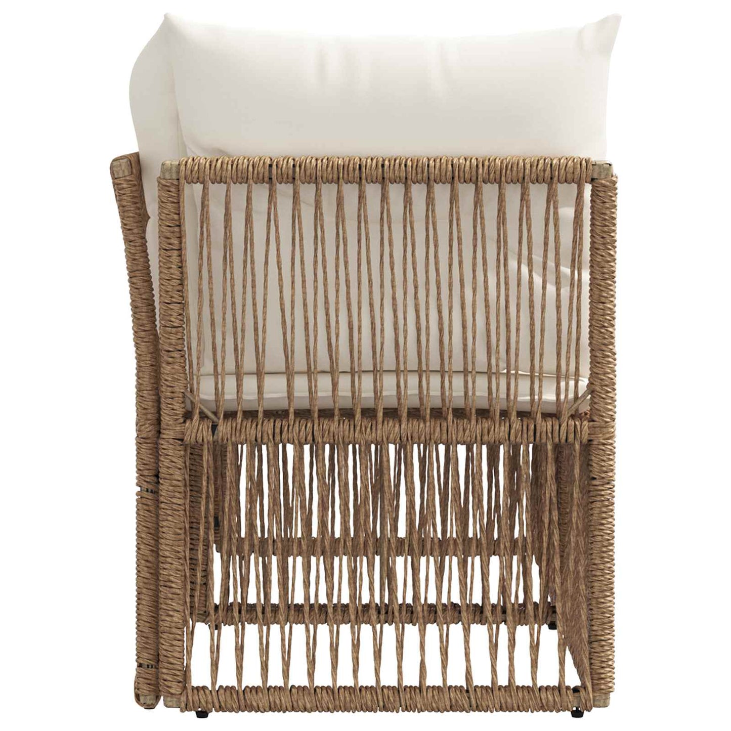 Tuinbank 2-Aantal zitplaatsen Beige poly rattan is nu te koop bij PeponiXL, paradijselijk wonen!