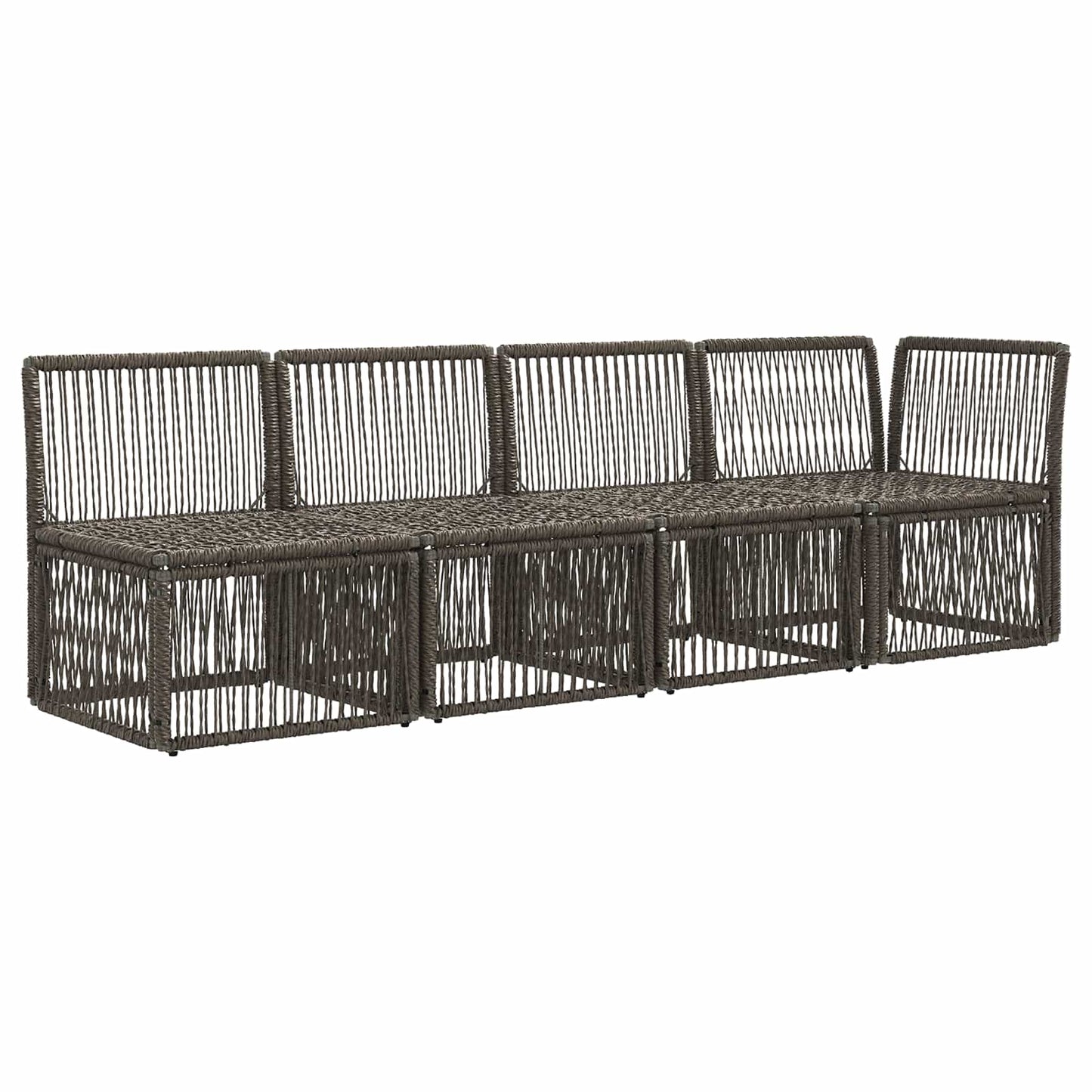 4-Zits Sofa met Linkerarm 4 pcs 4-Aantal zitplaatsen Grijs is nu te koop bij PeponiXL, paradijselijk wonen!