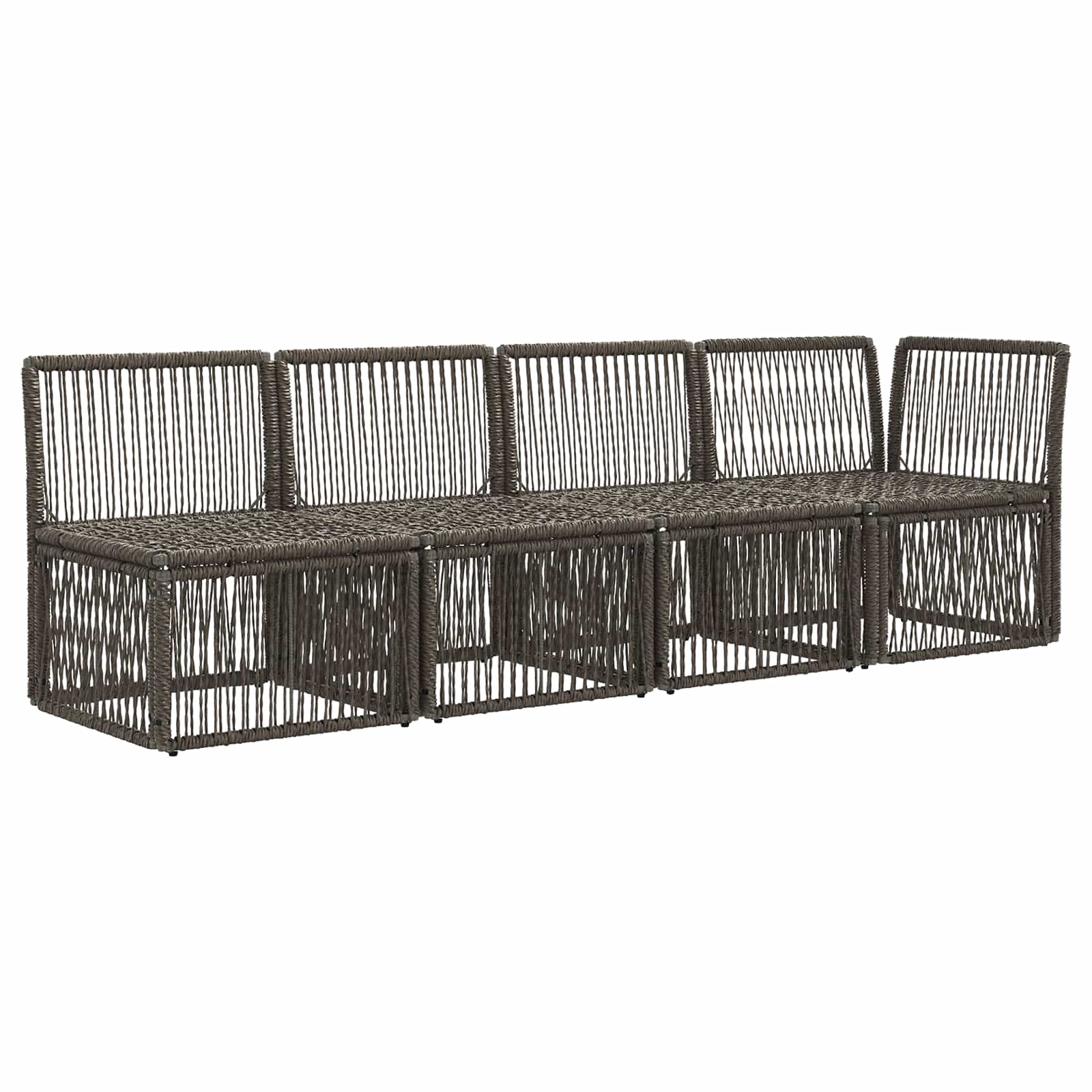 4-Zits Sofa met Linkerarm 4 pcs 4-Aantal zitplaatsen Grijs is nu te koop bij PeponiXL, paradijselijk wonen!