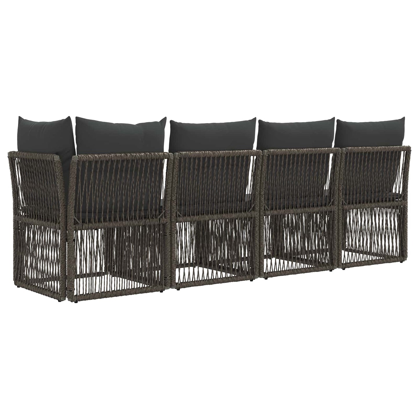 4-Zits Sofa met Linkerarm 4 pcs 4-Aantal zitplaatsen Grijs is nu te koop bij PeponiXL, paradijselijk wonen!