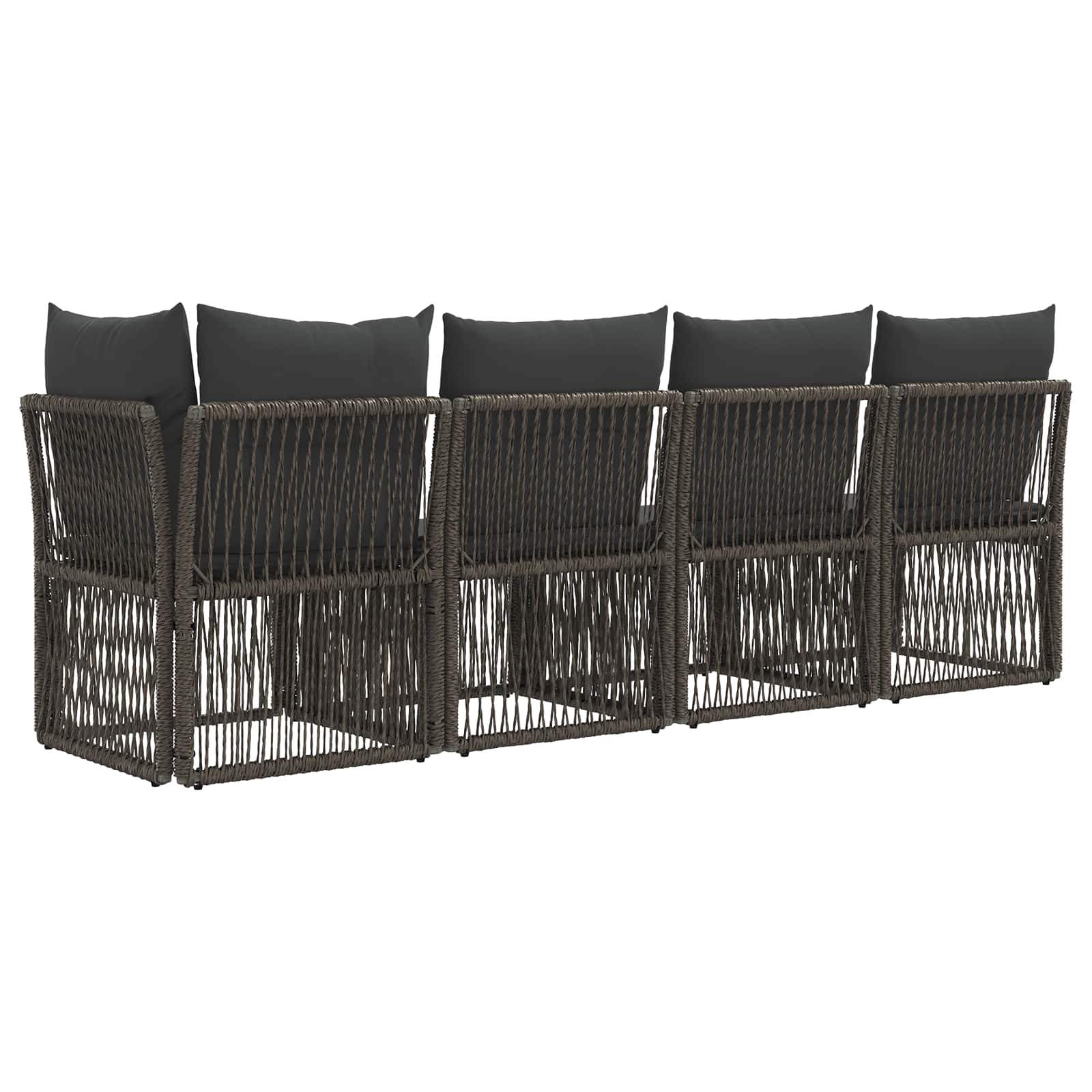 4-Zits Sofa met Linkerarm 4 pcs 4-Aantal zitplaatsen Grijs is nu te koop bij PeponiXL, paradijselijk wonen!
